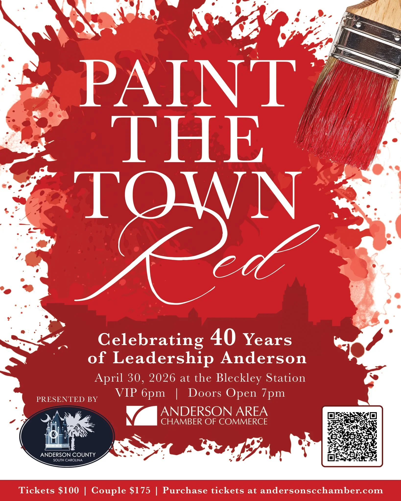 Chamber to Celebrate Past, Future of Leadership Anderson at April 30 Event