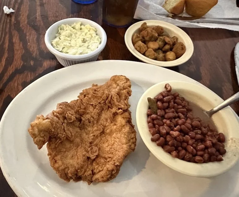 Boondock’s Pork Chop Headlines what Meat &amp; Three Should Be