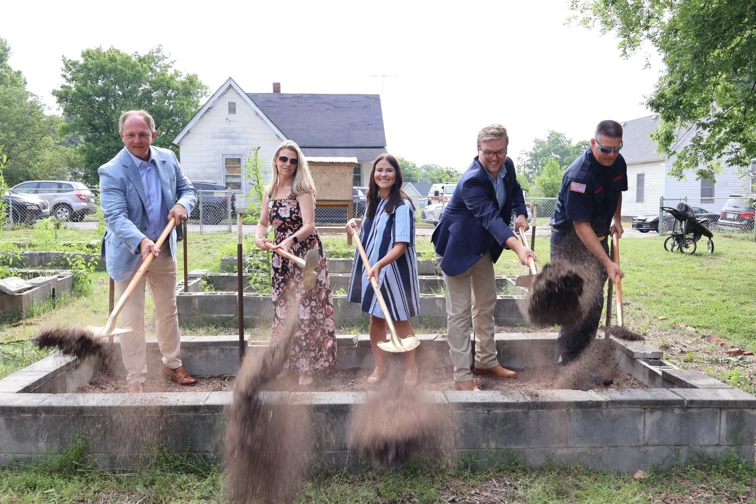 Chamber’s Leadership Anderson, Lot Project Break Ground for New Transitional Housing