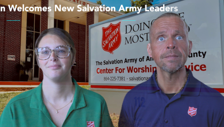 Salvation Army Welcomes New Leaders to Anderson