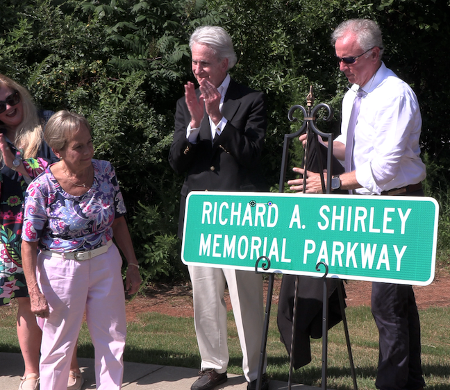 Officials Laud Anderson Legend at Richard A. Shirley Memorial Parkway Event  