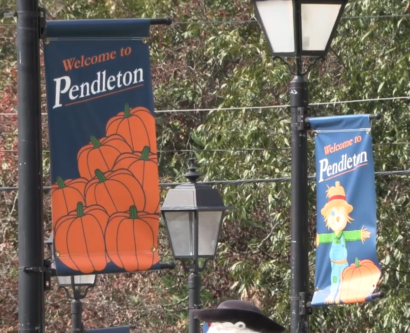 Pendleton Scarecrows Deck the Town for Fall Festival