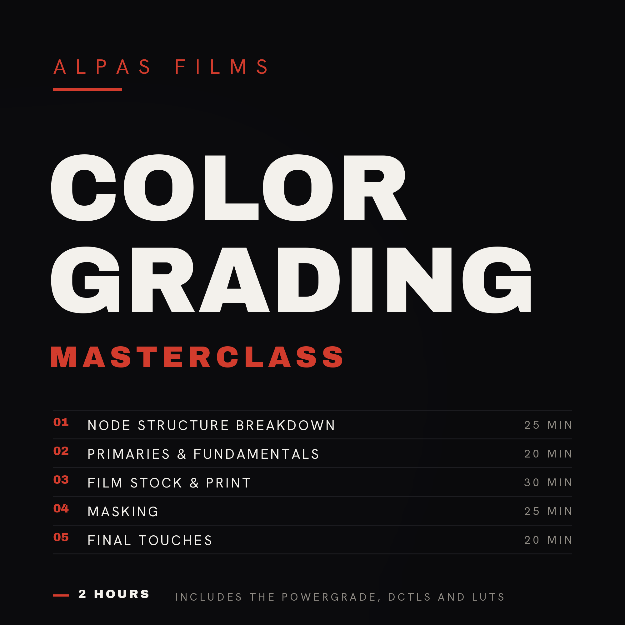 Color Grading Masterclass