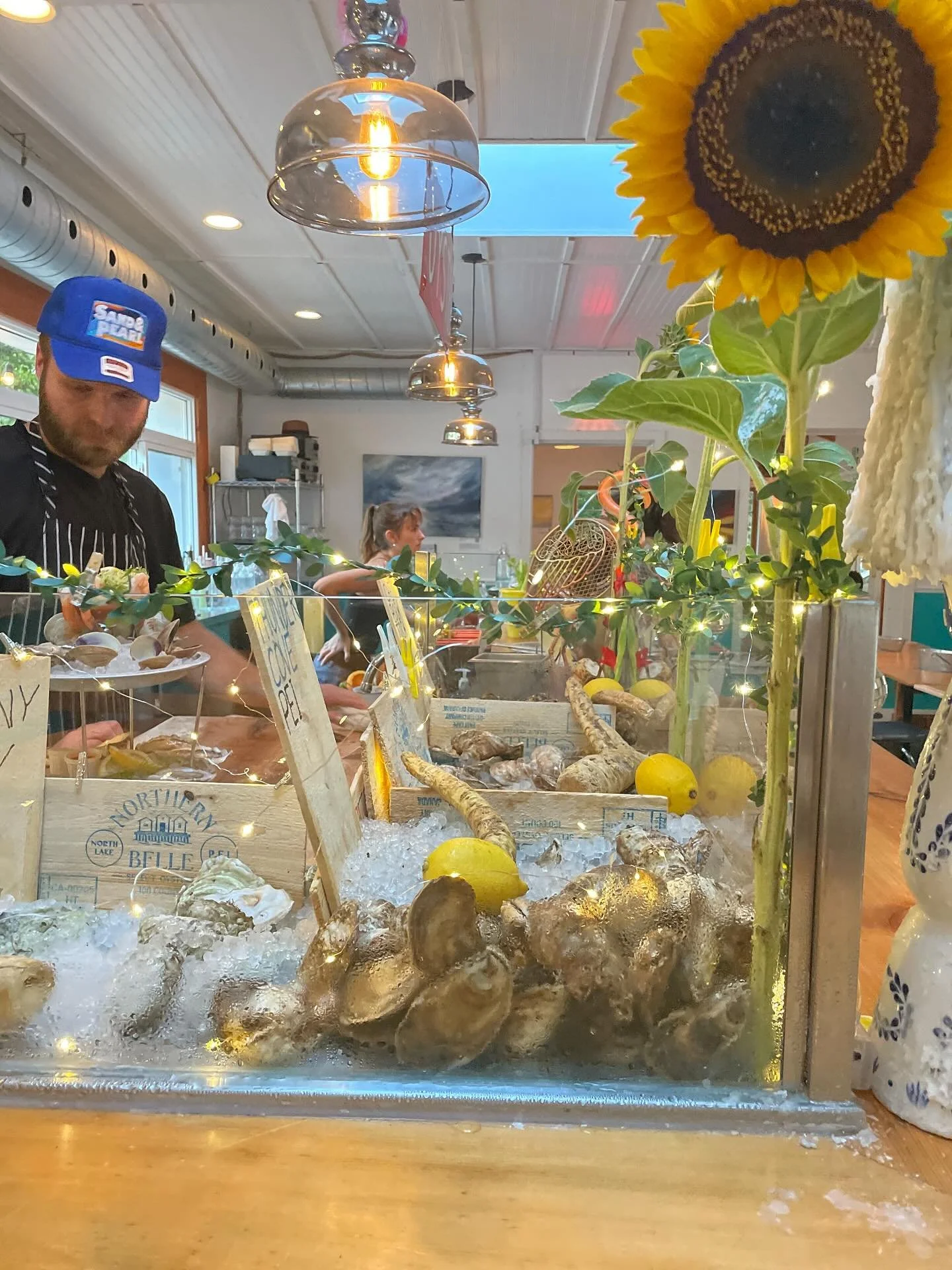 Sunflowers and Summer 
Oysters &amp; Clams