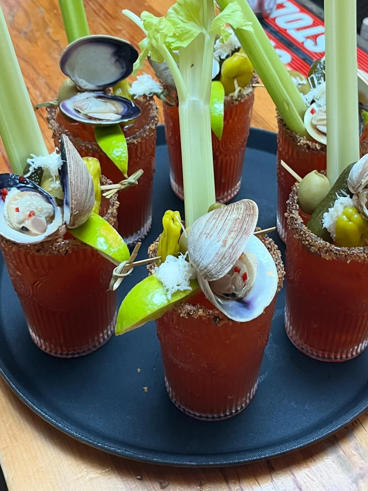 Caesar Sunday!! Wine not