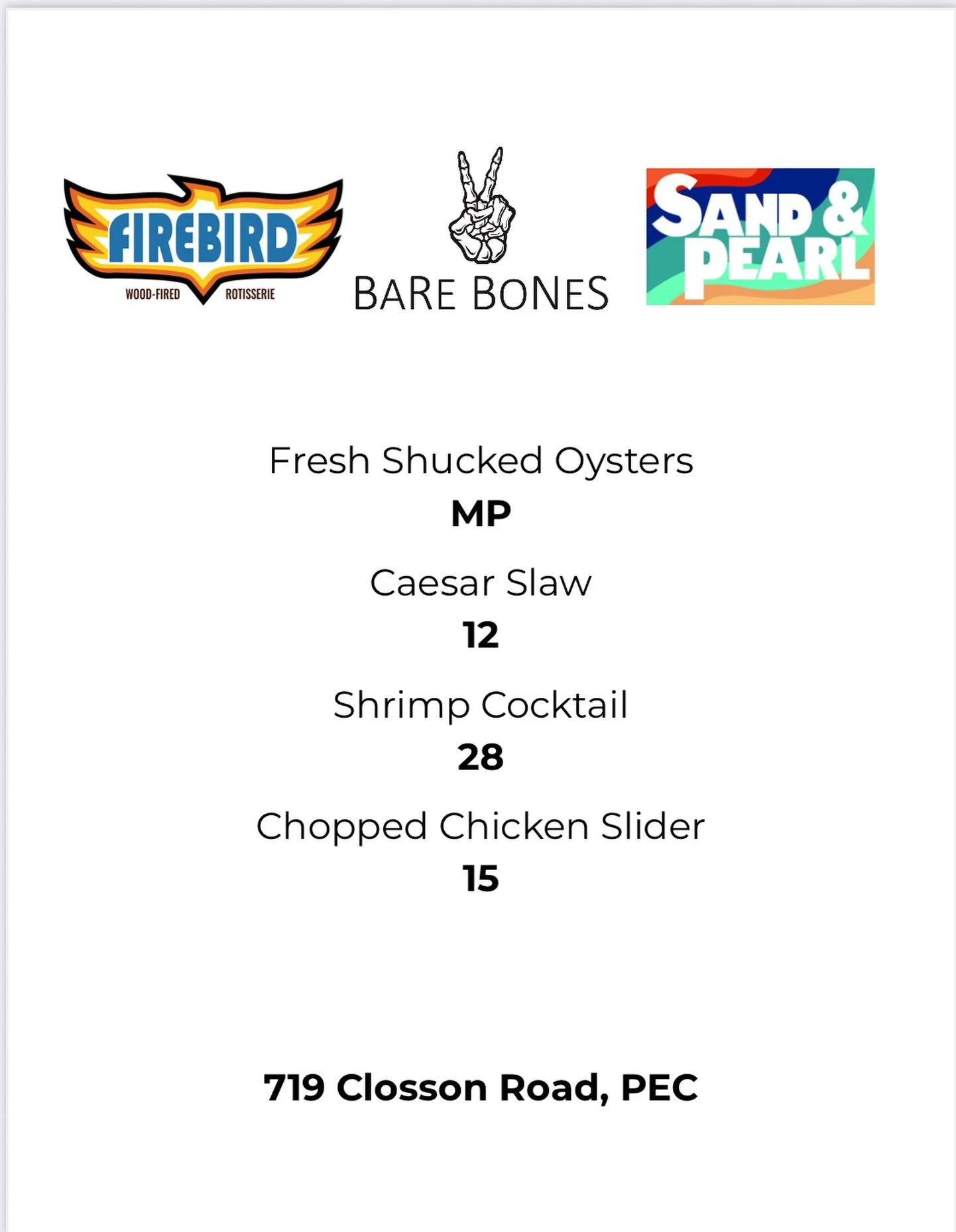 🚨✨ POP-UP ALERT! ✨🚨

We&rsquo;re popping up at @barebonesdistillery this Friday, Saturday &amp; Sunday! 🍸🦪

Noon to 6pm

Round up your favourite people, grab a handcrafted cocktail and come hang out with us! 

We&rsquo;ll be serving up great food