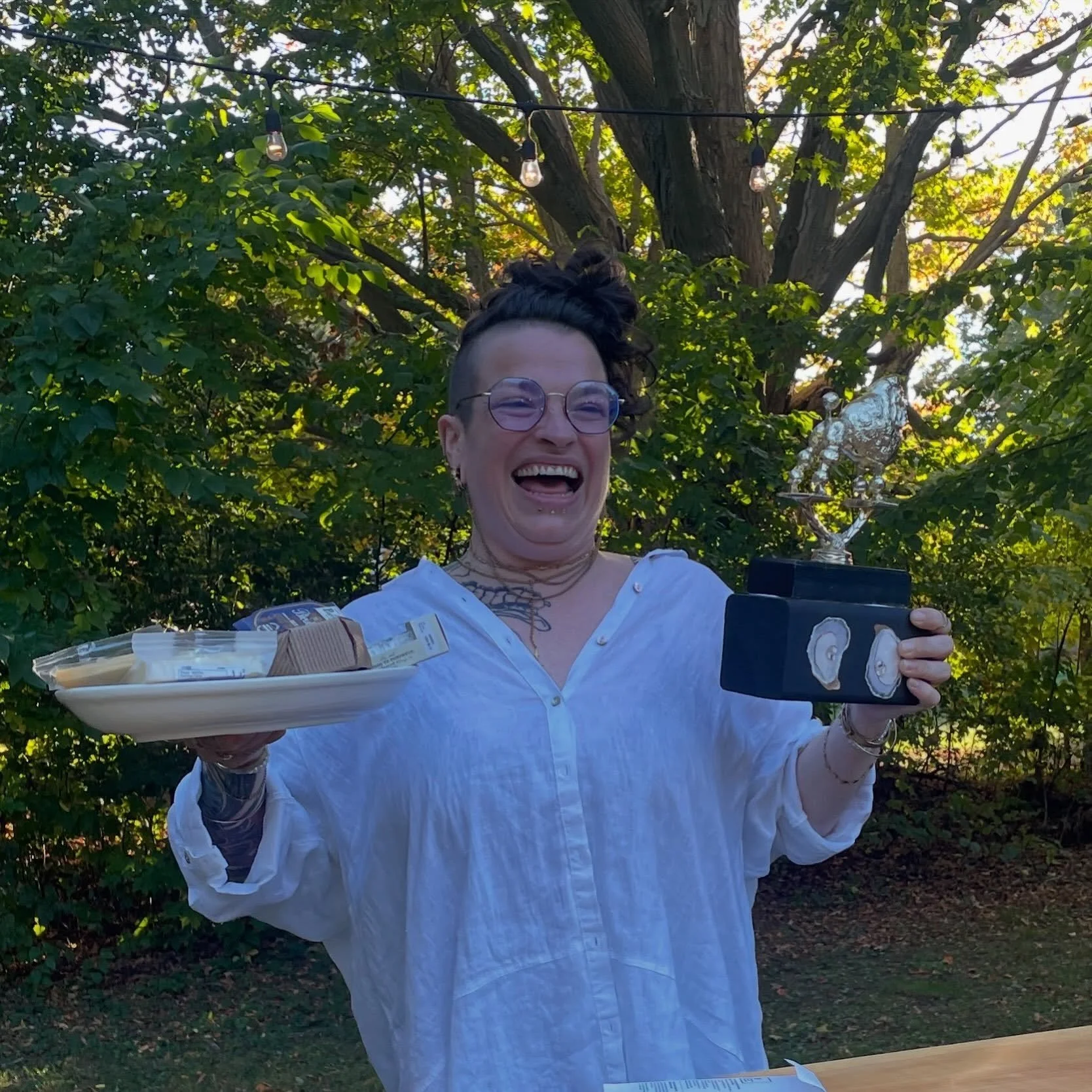 @awweshucks is going to be shucking with us this week!!

Cleanest Plate winner always including at our #pecoysterfest 

Come say hi!!