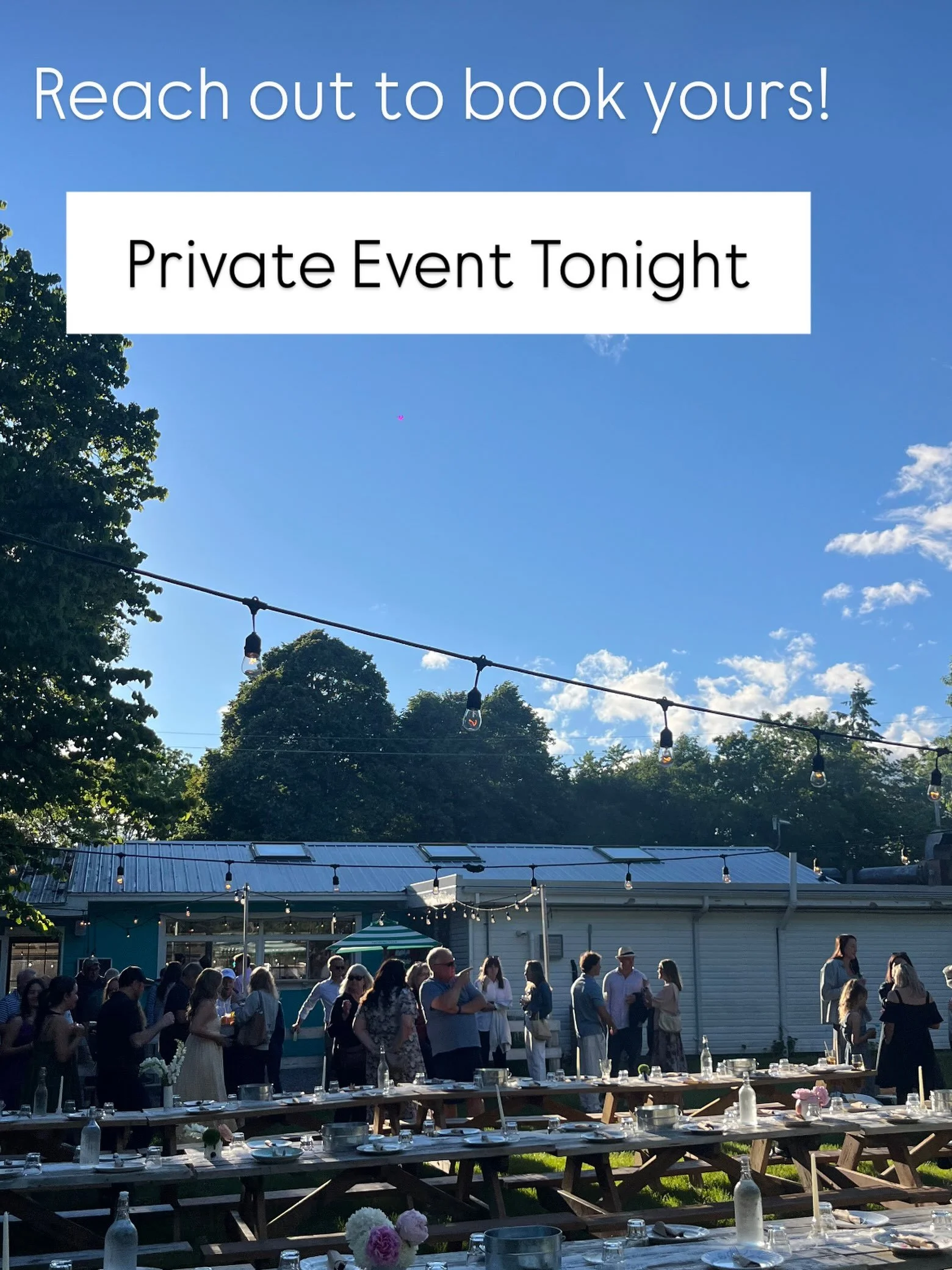 Closed tonight for a private birthday celebration 🎉

Reach out to book your special event