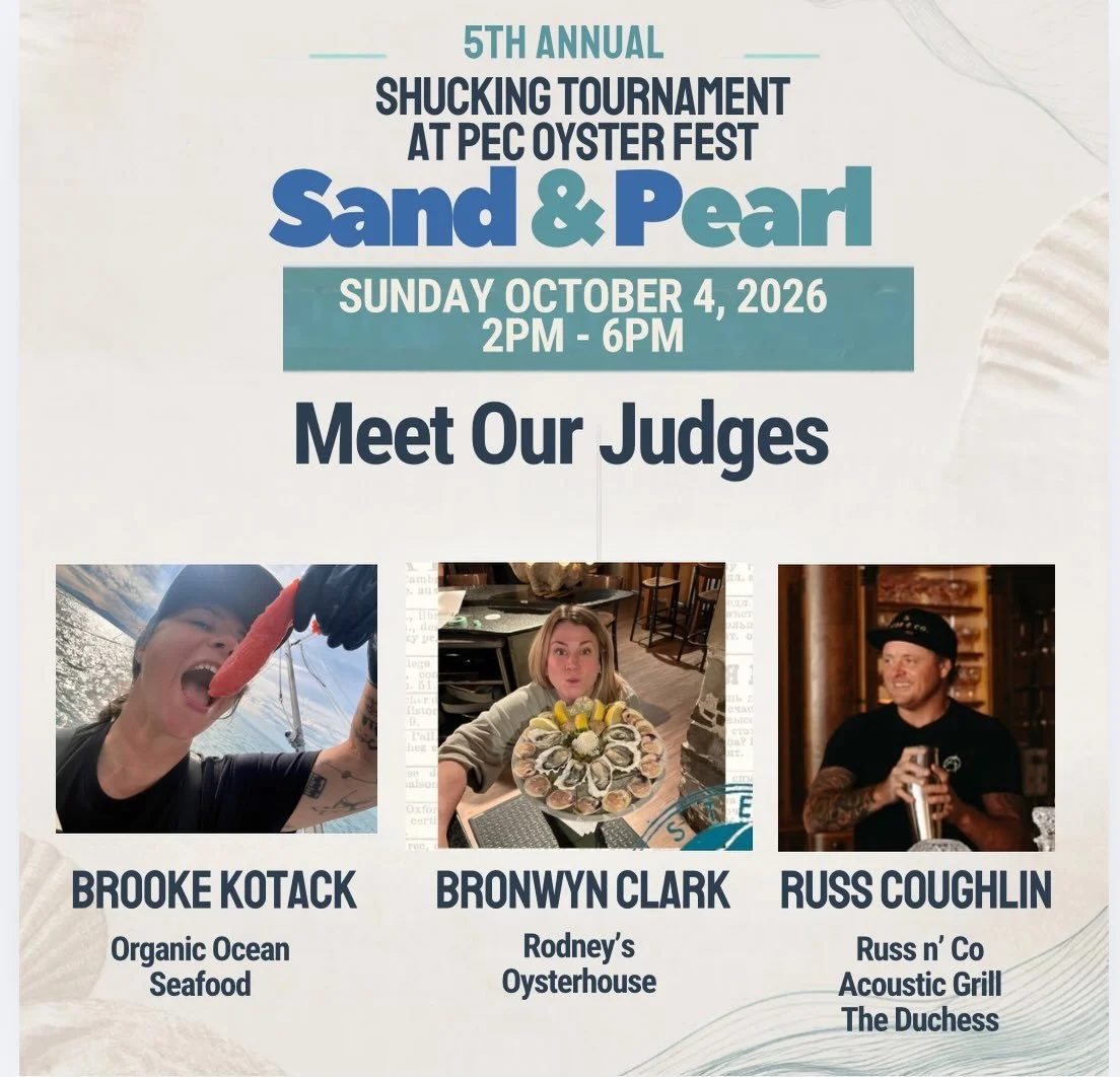 Meet our judges for this Sunday&rsquo;s PEC Oyster Fest!! 

@oysterspat2 
@bkots 
@rustyinthecounty 

We still@have some tickets left.. link in bio 

Sea you Sunday!