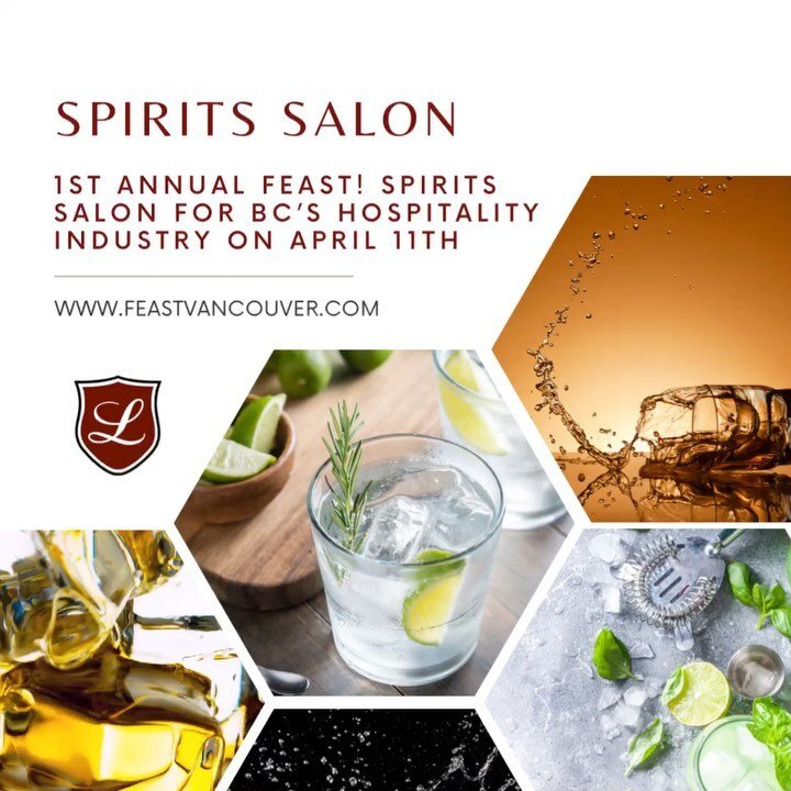 [FREE RSVP] FEAST! Vancouver&rsquo;s mandate is to support local small business and this year we are launching the first annual FEAST! Vancouver Spirits Salon for British Columbia&rsquo;s hospitality industry.  We&rsquo;ve brought together the top bo