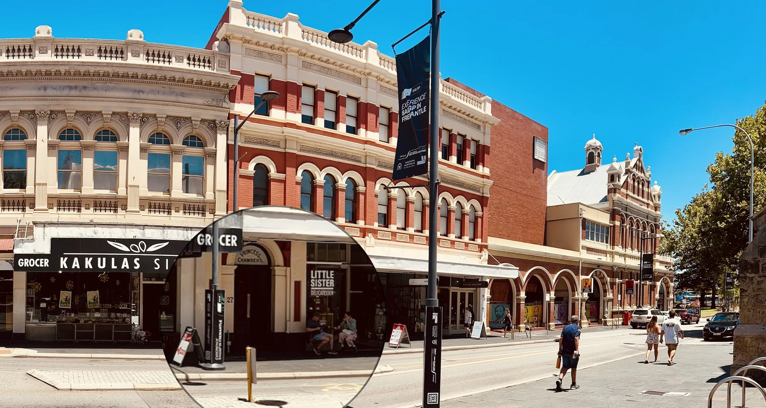 A Good Space Clinical Psychology in Fremantle on Market Street, next door. To Kakulas Sister Grocer and a 2 minute walk from Fremantle Train Station