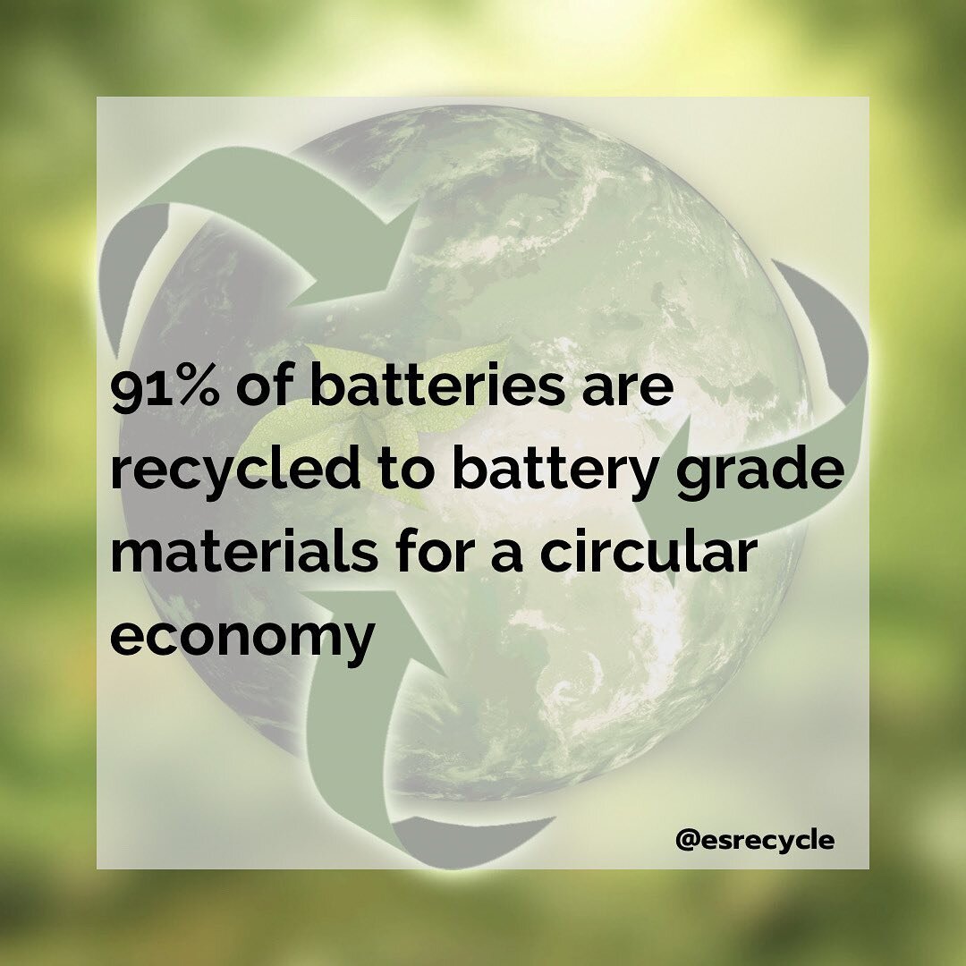 Using a unique combination of mechanical processing and hydrometallurgy means that 91% of lithium-ion battery materials are recycled into battery grade materials.
⠀⠀⠀⠀⠀⠀⠀⠀⠀
These materials are then used to produce more lithium-ion batteries for a clo