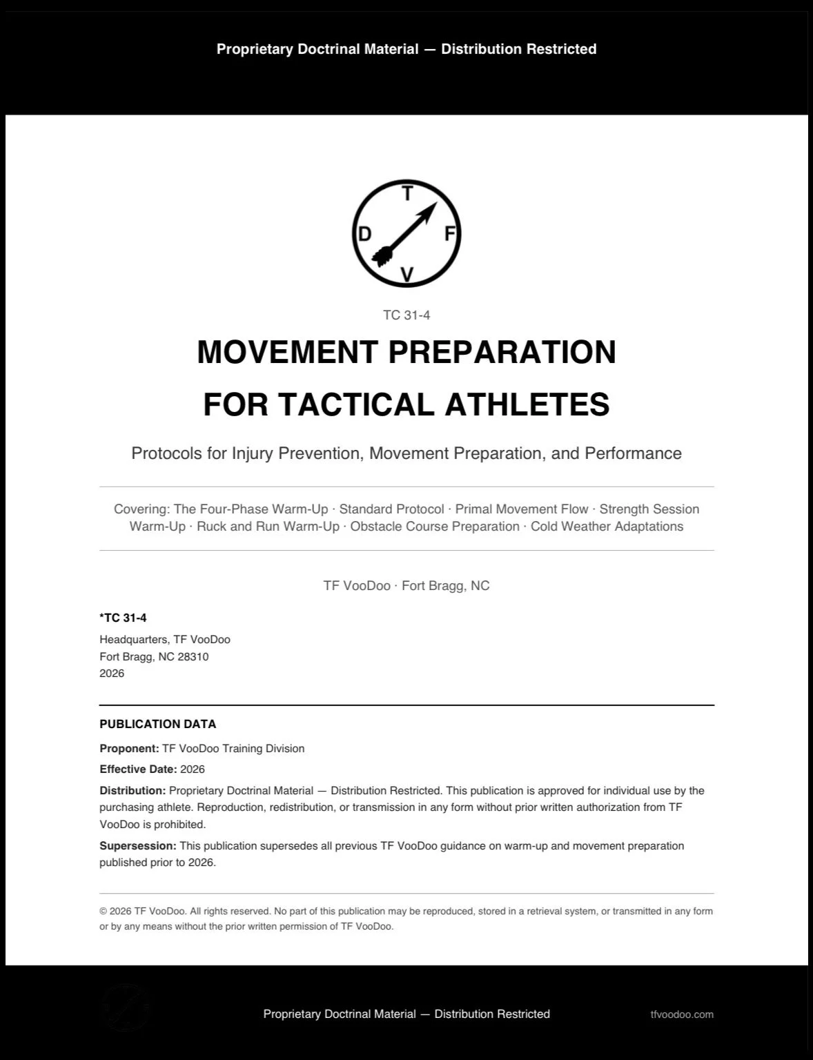 TC 31-4 — Movement Preparation for Tactical Athletes