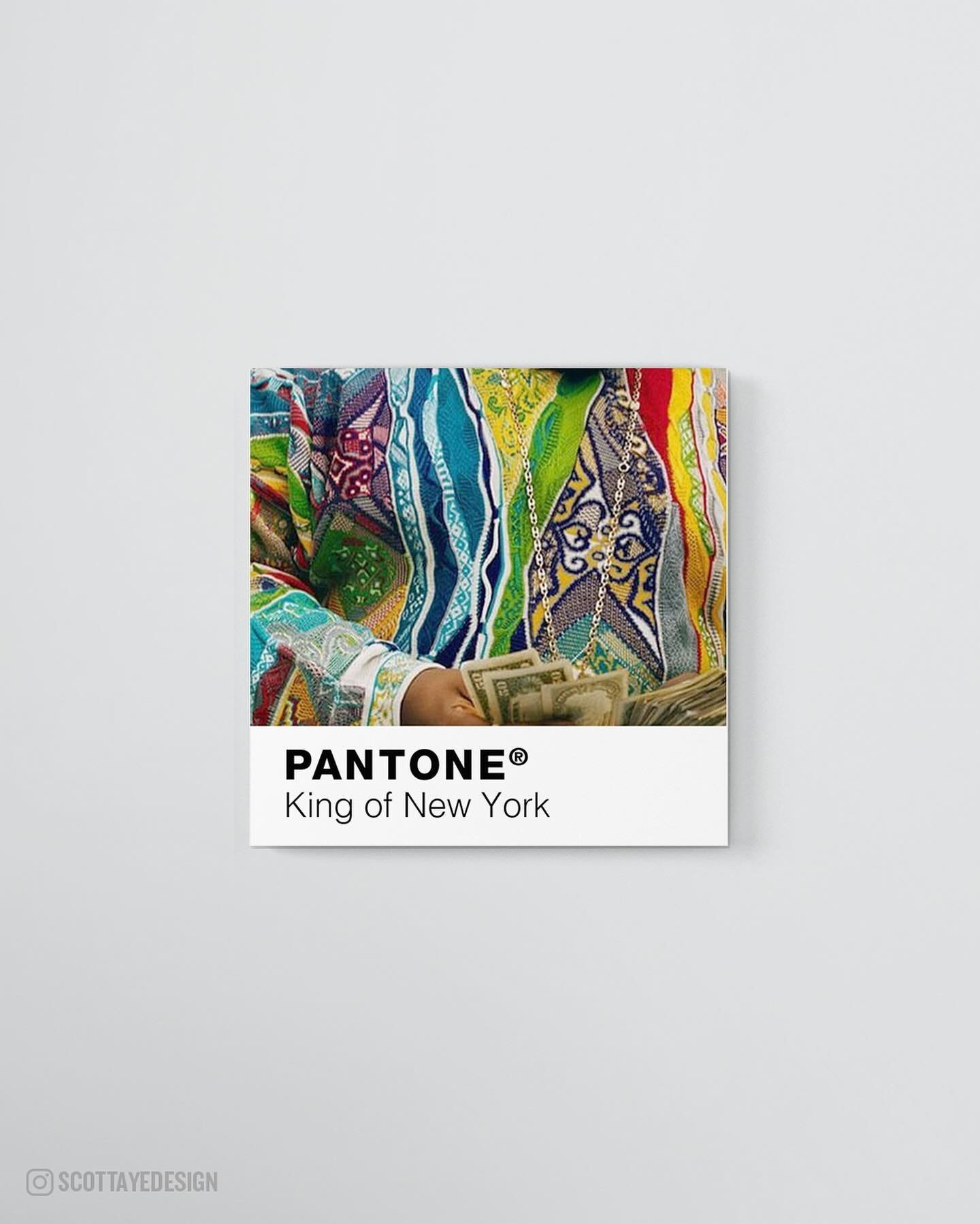 This @pantone swatch will get you &ldquo;up close and personal with Robin Leach&rdquo;🗽🎨 #scottayedesignedthat