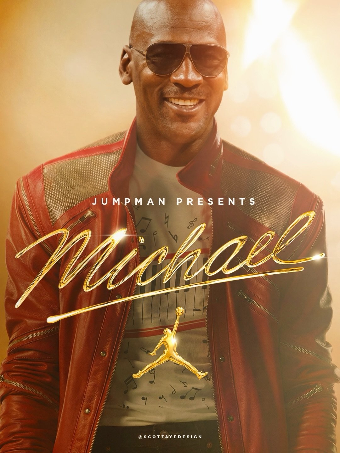 MJ x MJ 🏀🎙️🐐

Finally got a chance to watch this last night. Incredible performance! Can&rsquo;t wait for the sequel! Wait, what? 

#scottayedesignedthat @jumpman23 @michaelmovie