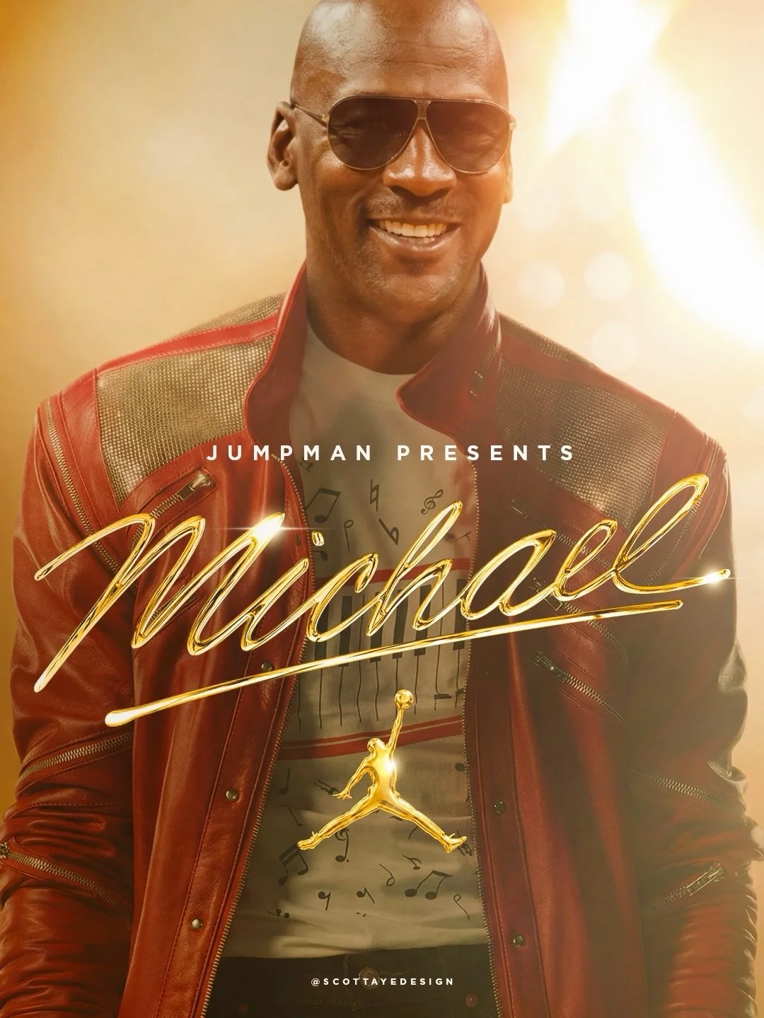 MJ x MJ 🏀🎙️🐐

Finally got a chance to watch this last night. Incredible performance! Can&rsquo;t wait for the sequel! Wait, what? 

#scottayedesignedthat @jumpman23 @michaelmovie