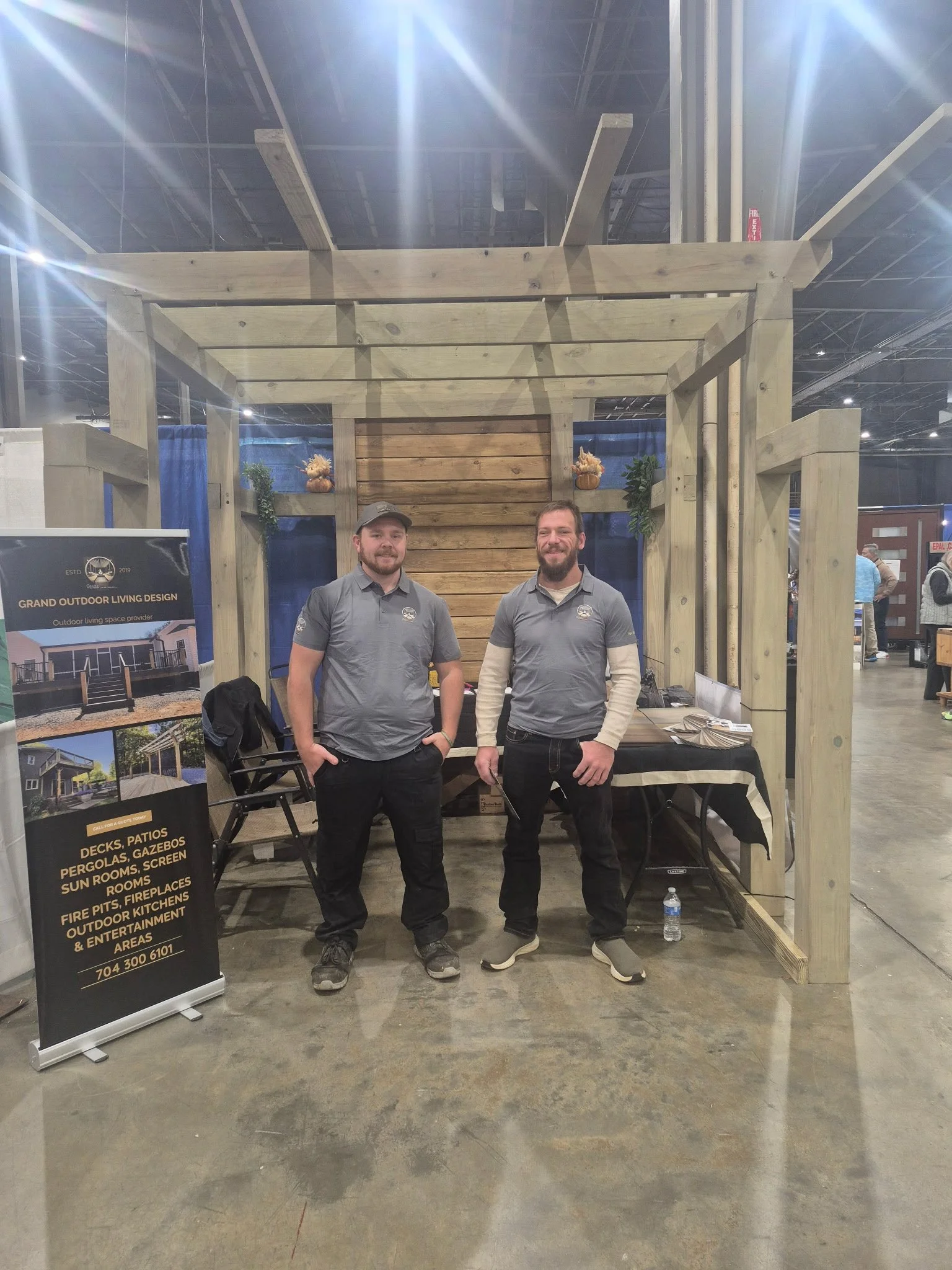  “A Huge Thank You from Grand Outdoor Living Design! We Had an Amazing Weekend at the Charlotte Home Show!”