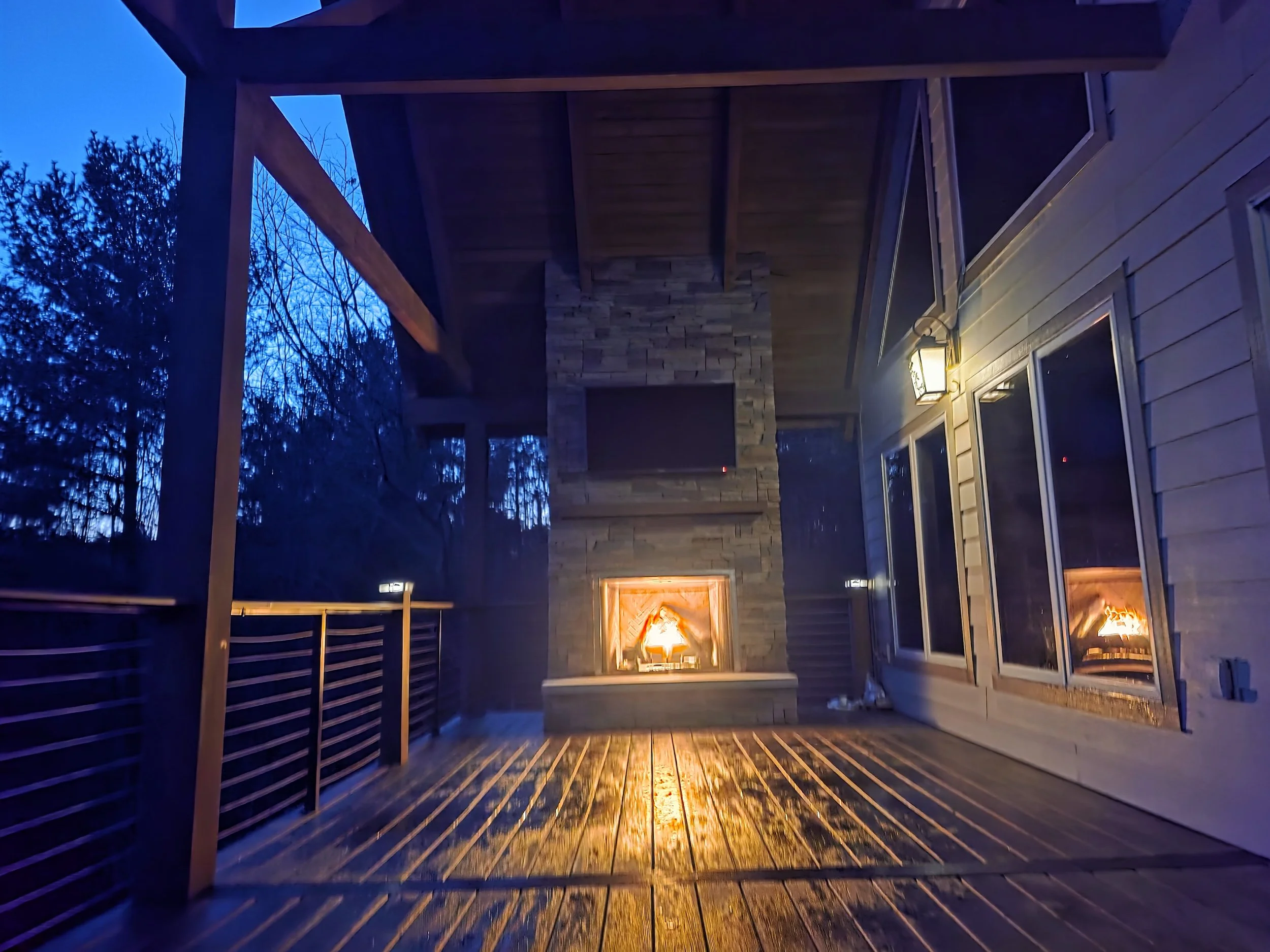 Outdoor Fireplace