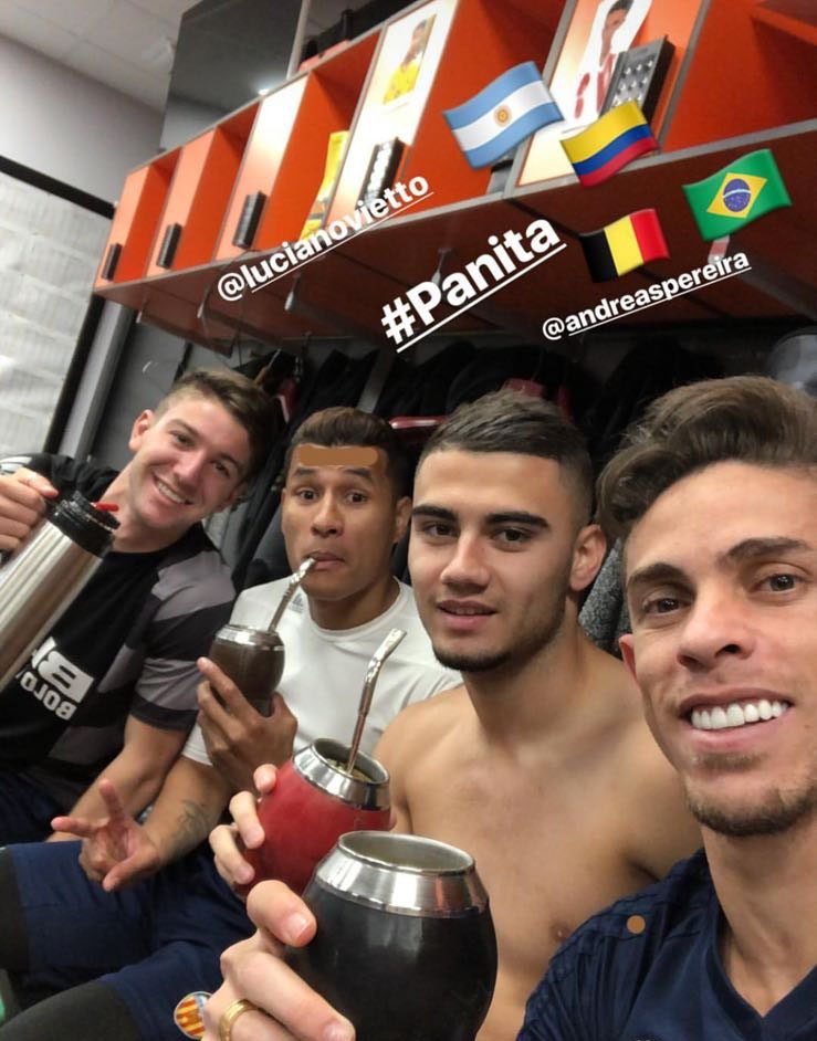 Pro teams bond over Mate ritual