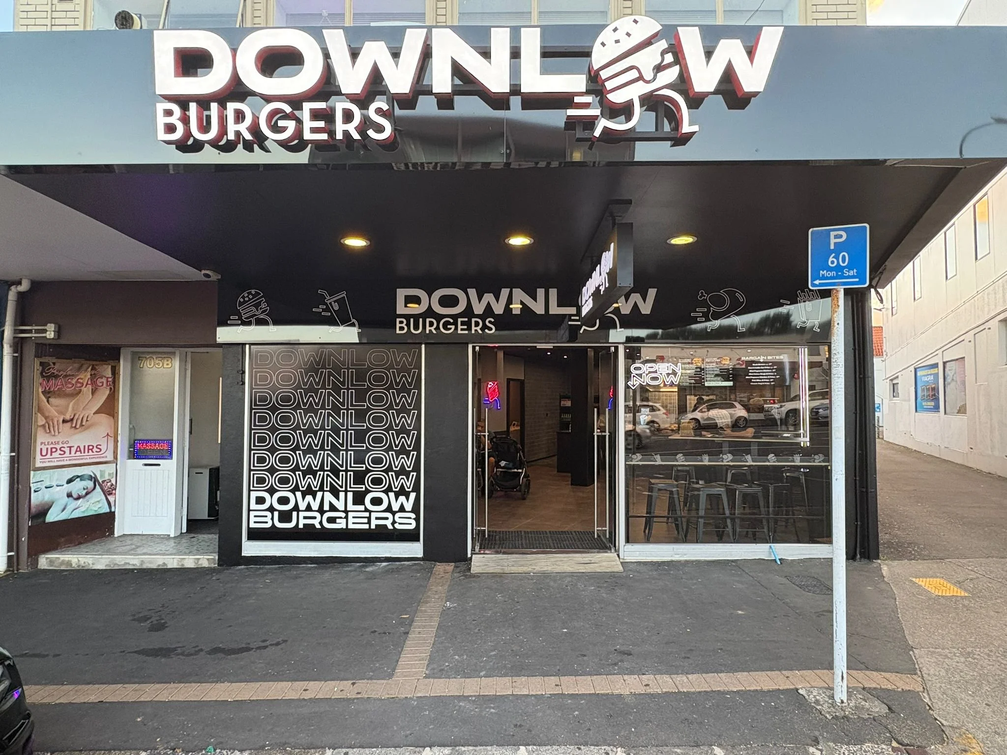 Downlow Burgers Royal Oak - exterior
