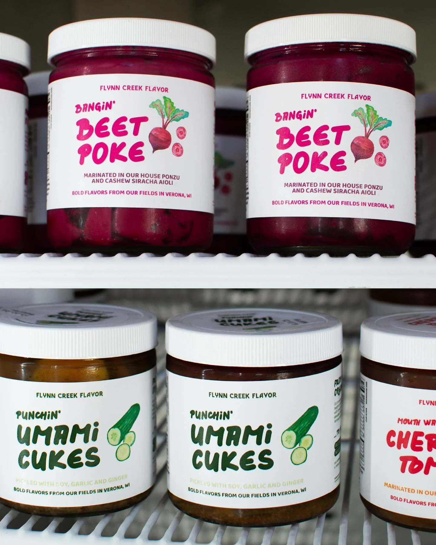 This winter I worked with the @flynncreekfarm team to help bring to life their new line of refrigerated value added products: Flynn Creek Flavor. 

We were drawn to the organic shapes and vibrant colors of our produce and wanted to hero that in our p