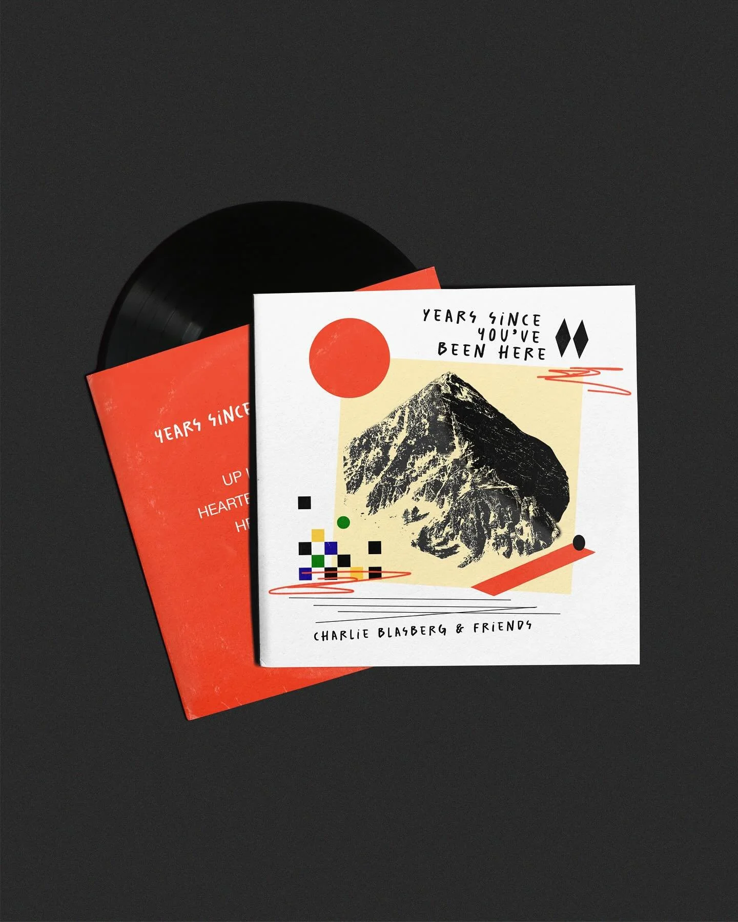 Mark your calendars! New music from @charlieblasbergmusic means new album art&mdash; the art direction for Years Since You&rsquo;ve Been Here takes inspiration from the likes of Joni Mitchell, Japanese stamp traditions, and collage practices with a d