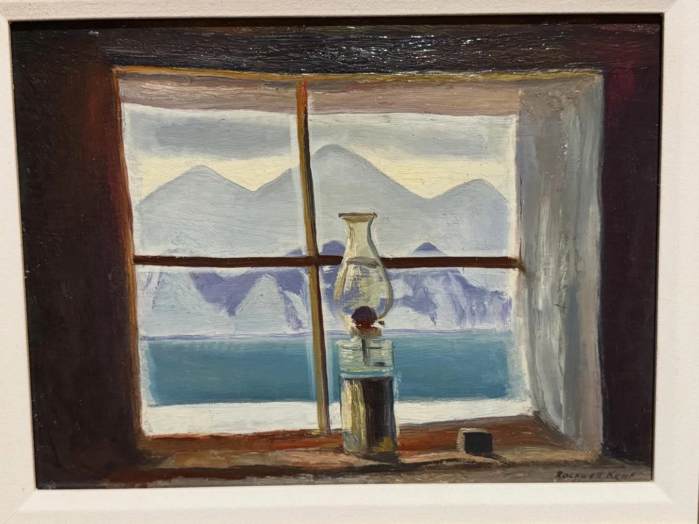 Today&rsquo;s consolation prize for our cancelled Canada trip: a visit to the Rockwell Kent museum at SUNY Plattsburgh. We got a little private tour of some paintings that weren&rsquo;t on display. I&rsquo;ll write a blog about it once our travel adv