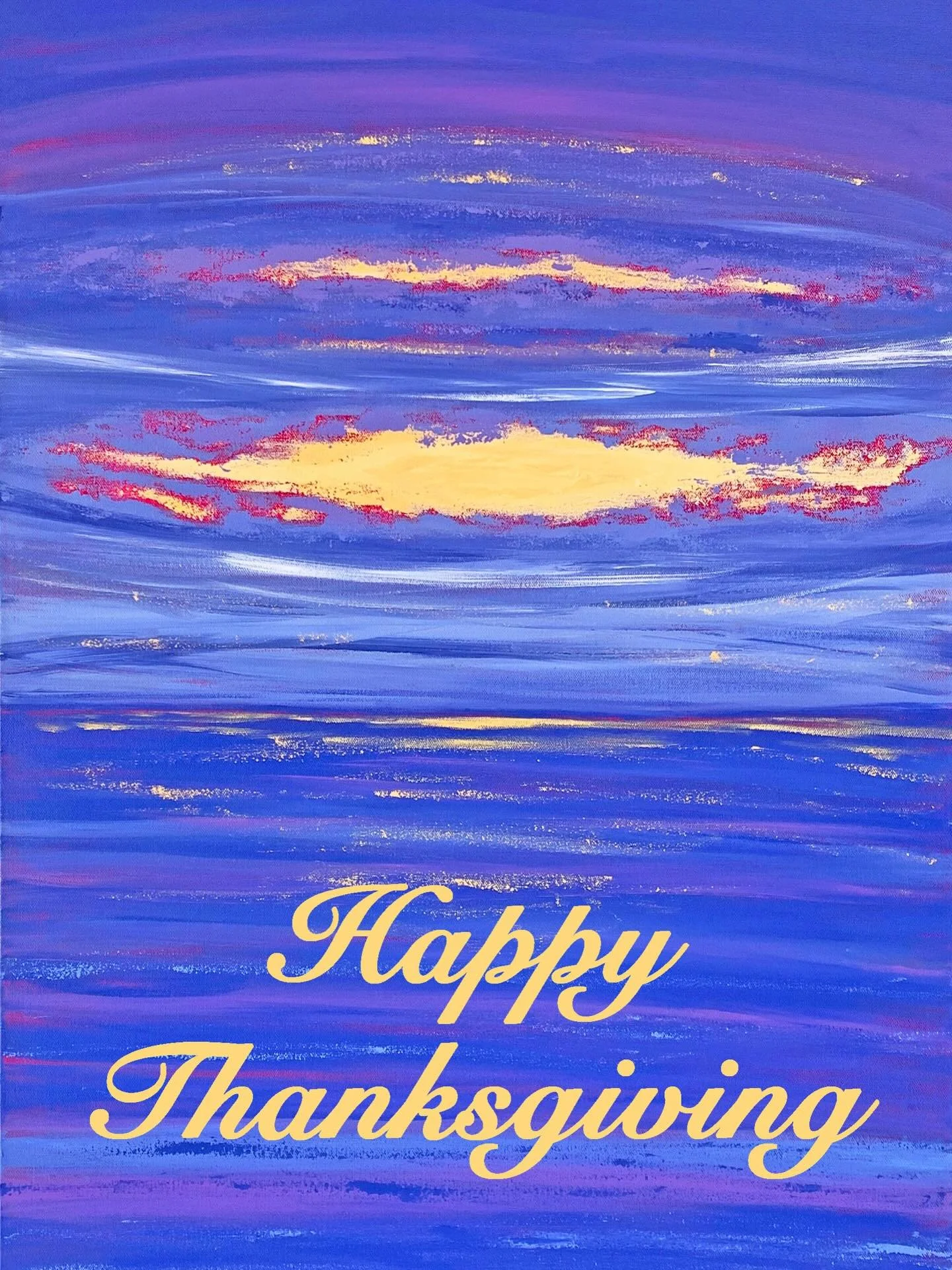 Happy Thanksgiving! I am incredibly grateful to each and every one of you for your support. Whether you leave a kind comment, share my work with others, or welcome a painting into your home, every form of encouragement lets me live this crazy artist 