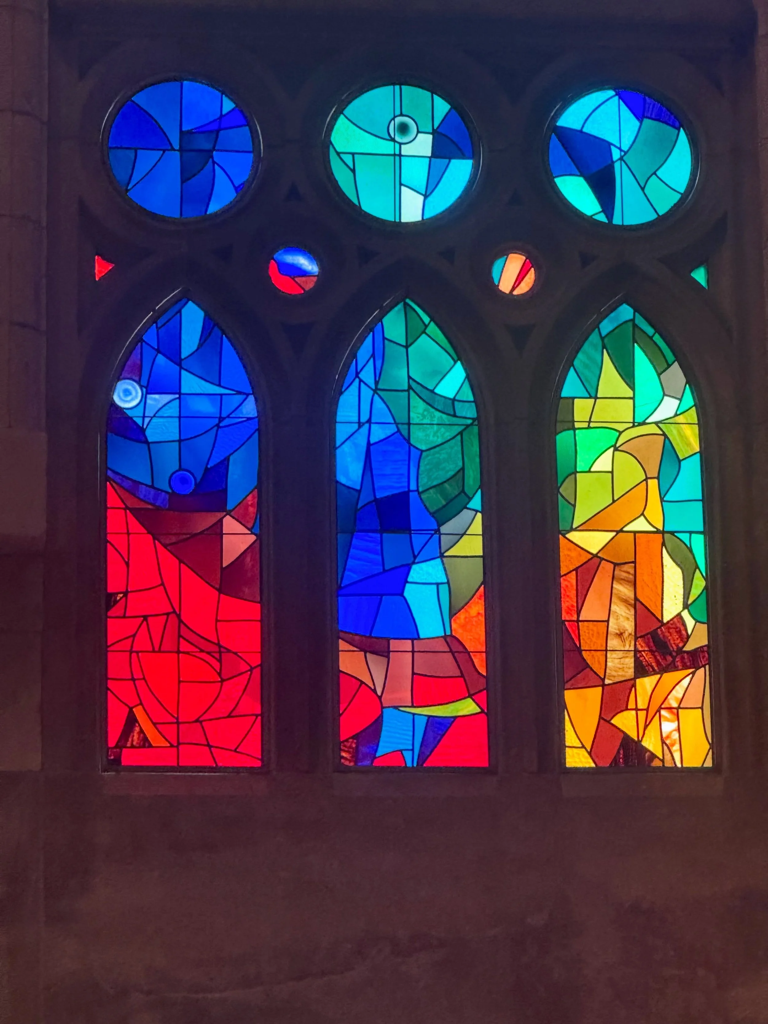 Some of my favorite photos (out of hundreds!) from La Sagrada Fam&iacute;lia in Barcelona. We first visited 15 years ago, and promised ourselves we&rsquo;d come back when the towers were completed. Well, they sort of are, so here we are. We visited t