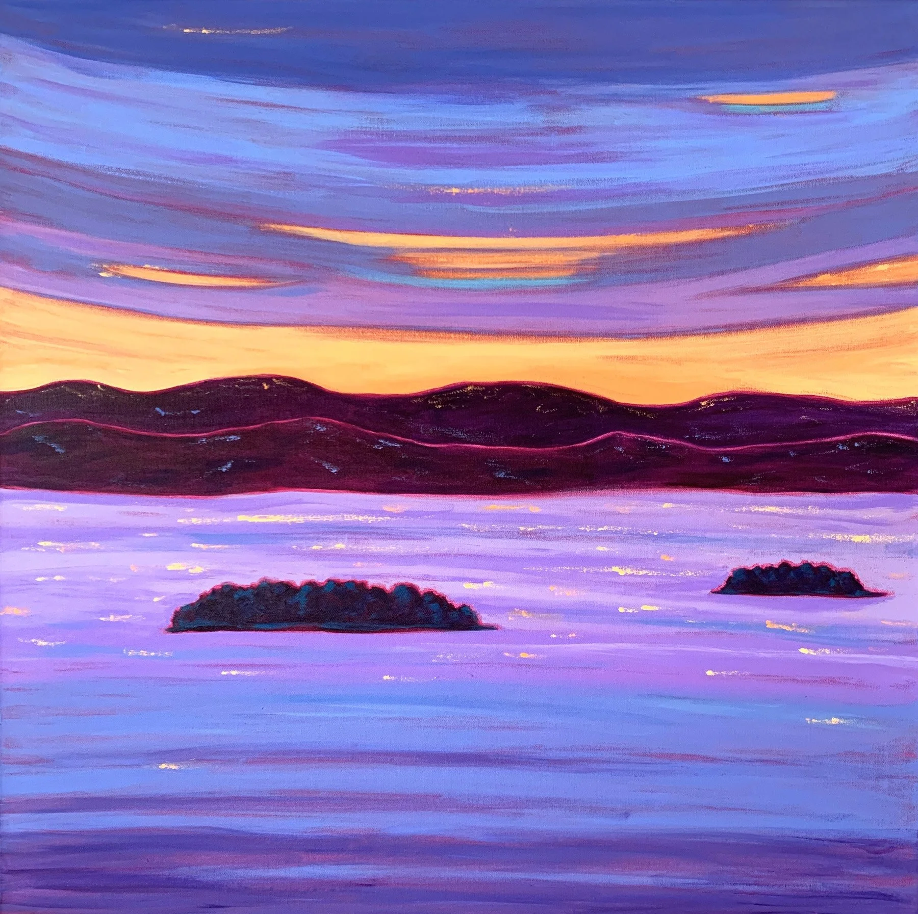 Maine Island Sunset