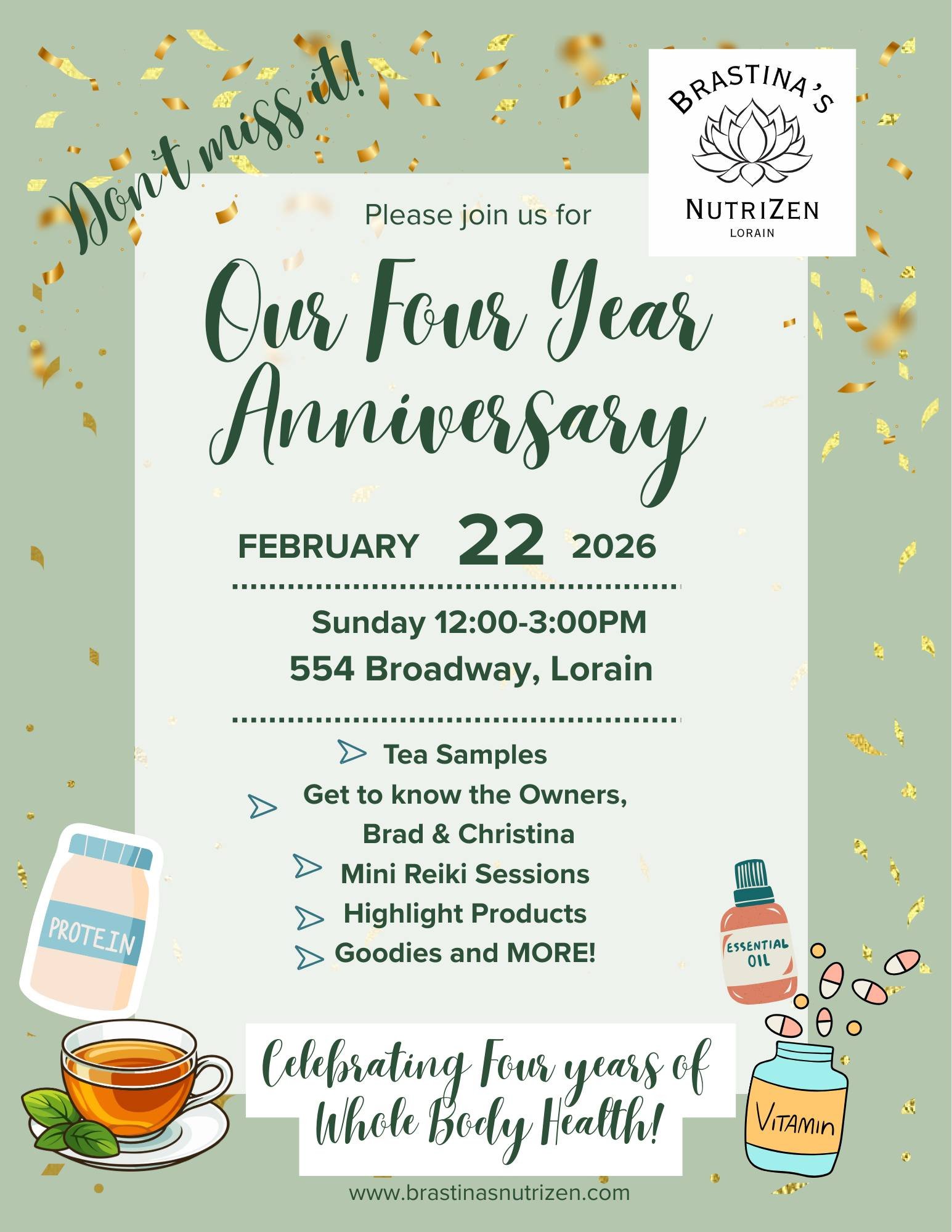 Four Year Anniversary Party