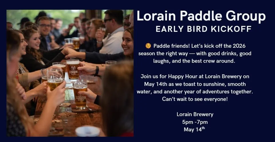 Lorain Paddle Group Early Bird Kickoff