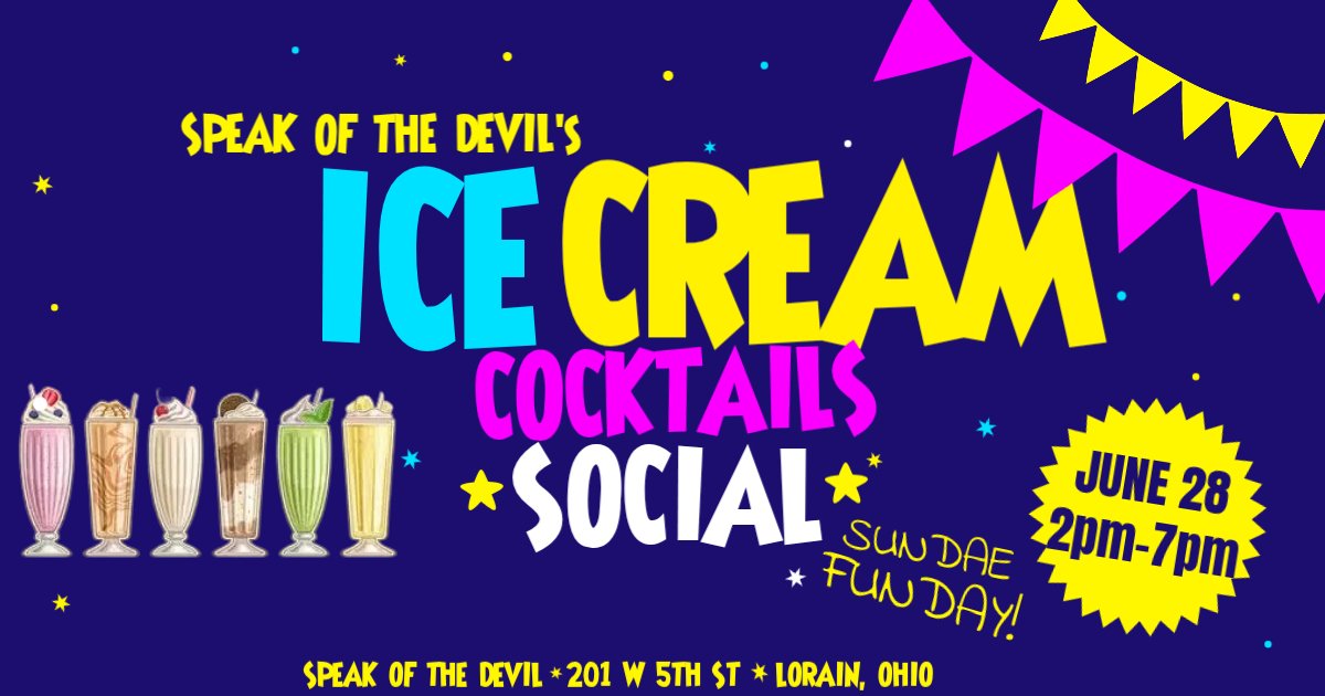 Ice Cream Cocktail Social