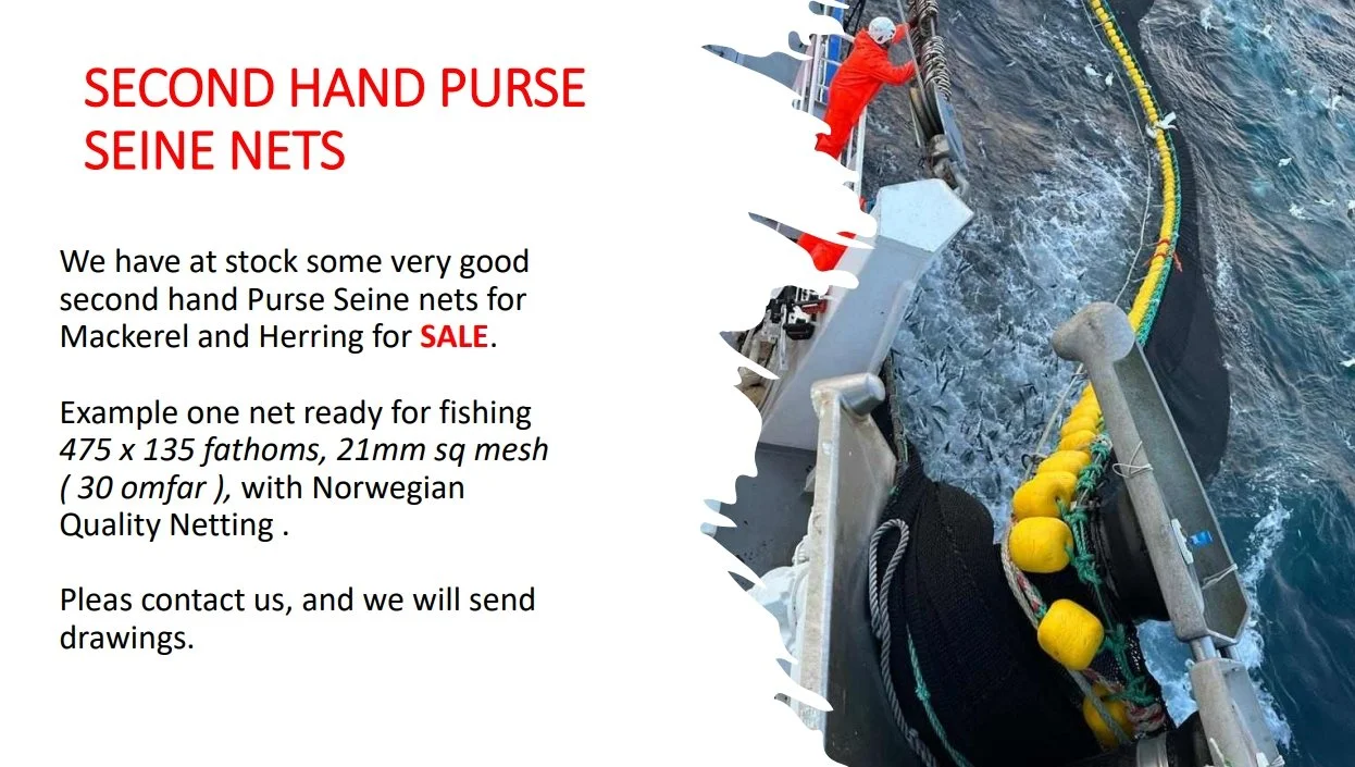SECOND HAND PURSE SEINE NETS