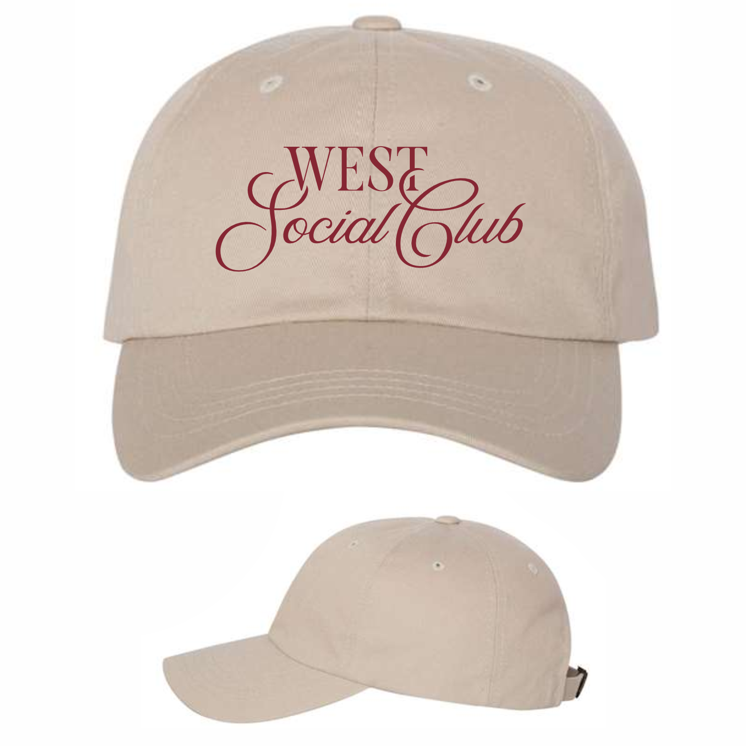 WEST SOCIAL CLUB COTTON DAD CAP