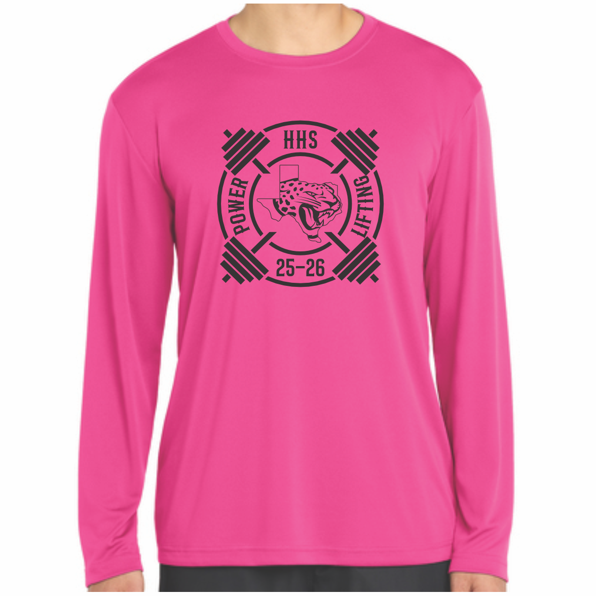 HUBBARD POWERLIFTING DRI-FIT LONG SLEEVE T-SHIRT