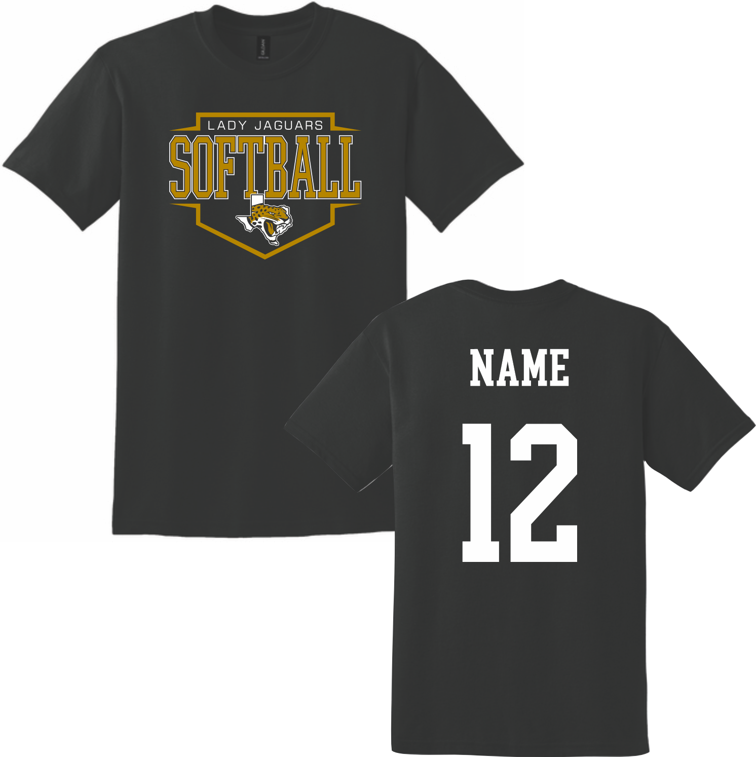 HUBBARD YOUTH - SOFTBALL T-SHIRT - W/ NAME/NUMBER