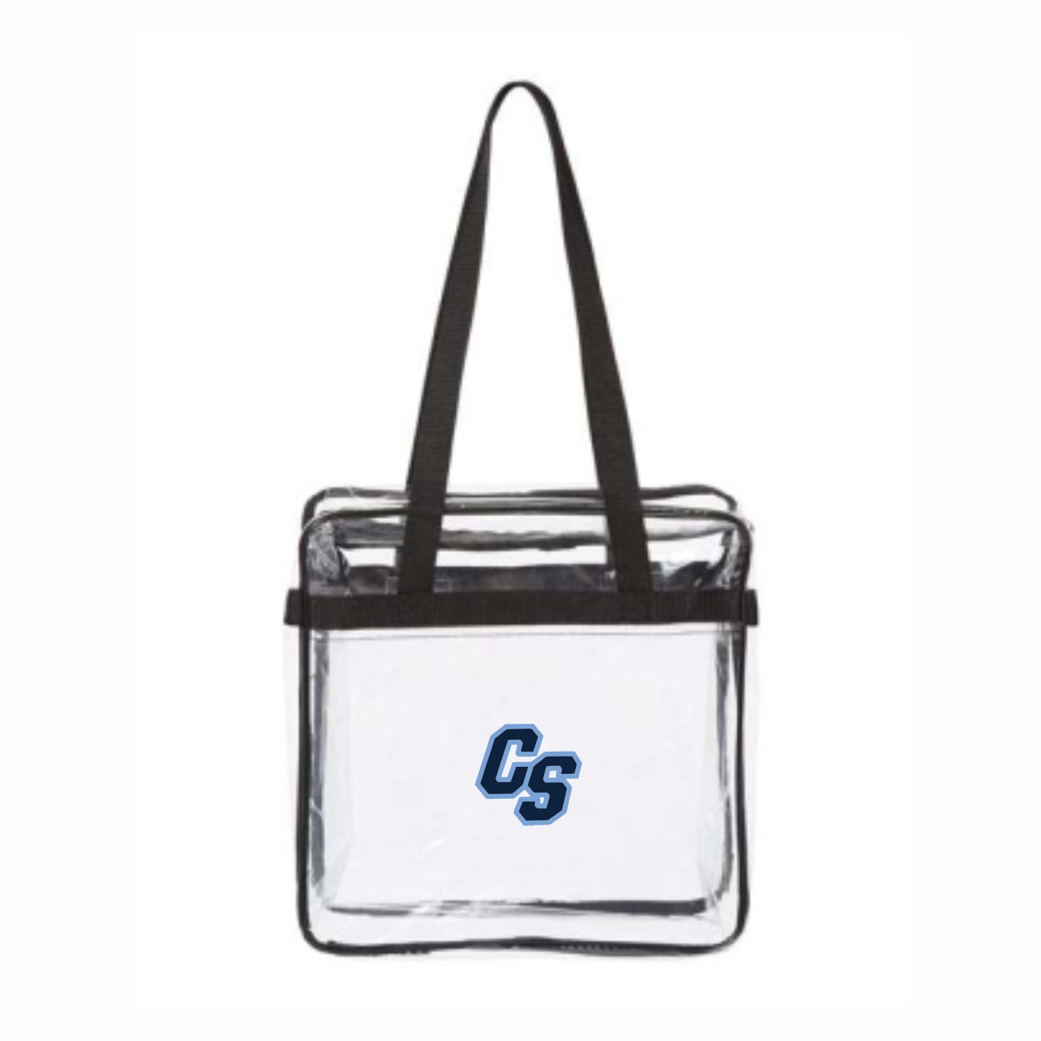 CS ELECTRIC BLUES - CLEAR STADIUM BAG