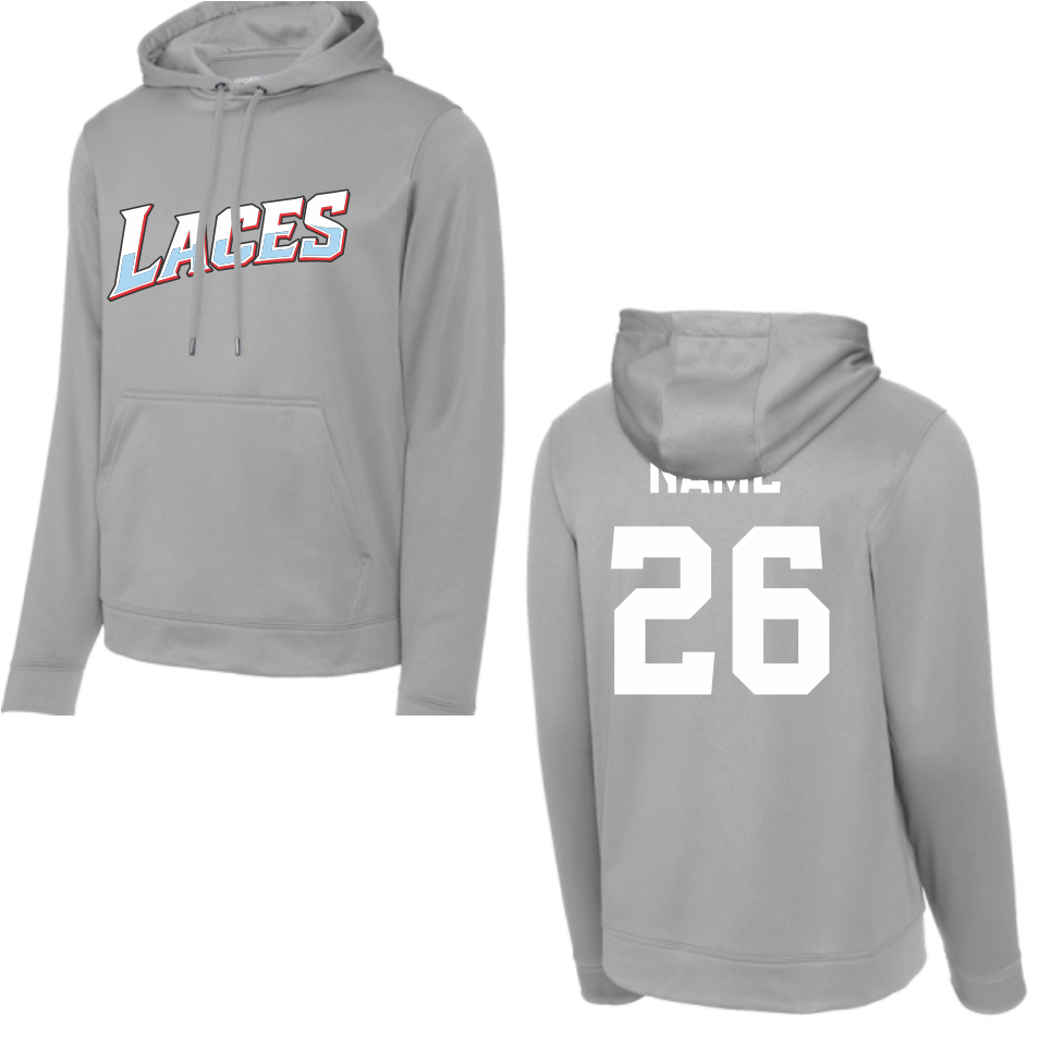 LACES DRI-FIT HOODIE - SILVER