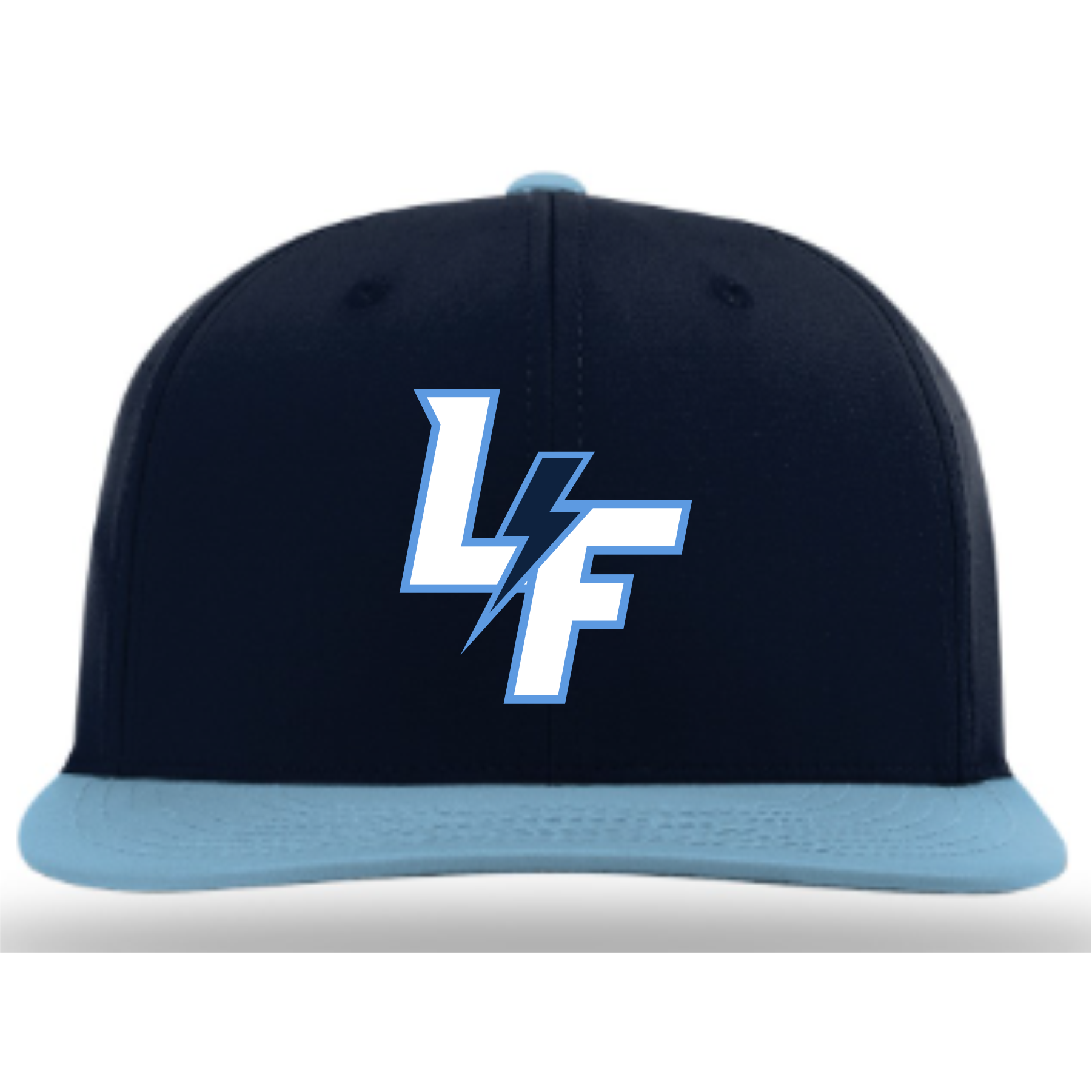 LIGHTNING FASTPITCH CAP - RICHARDSON PTS30 - NAVY/COLUMBIA BLUE