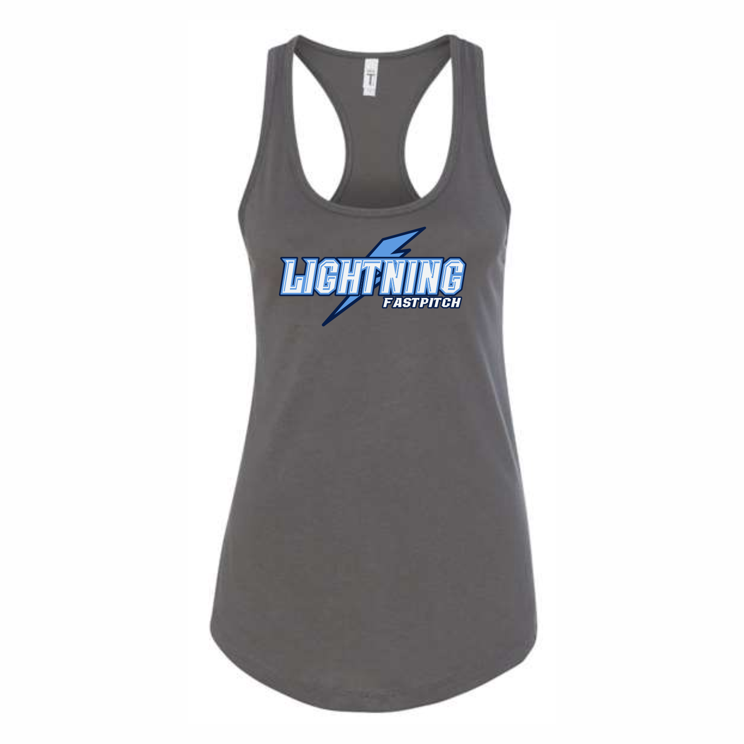 LIGHTNING FASTPITCH - LADIES TANK - DARK GREY