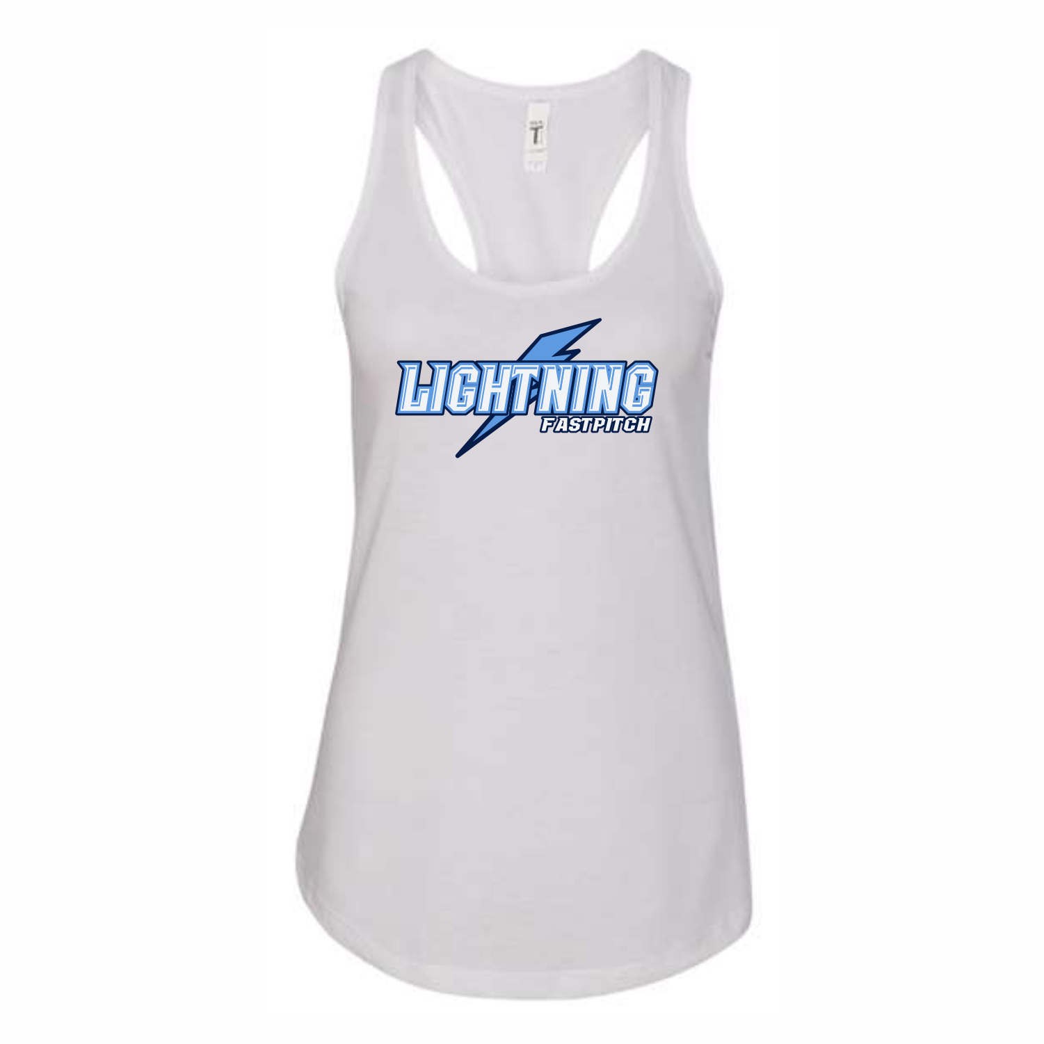 LIGHTNING FASTPITCH - LADIES TANK - WHITE
