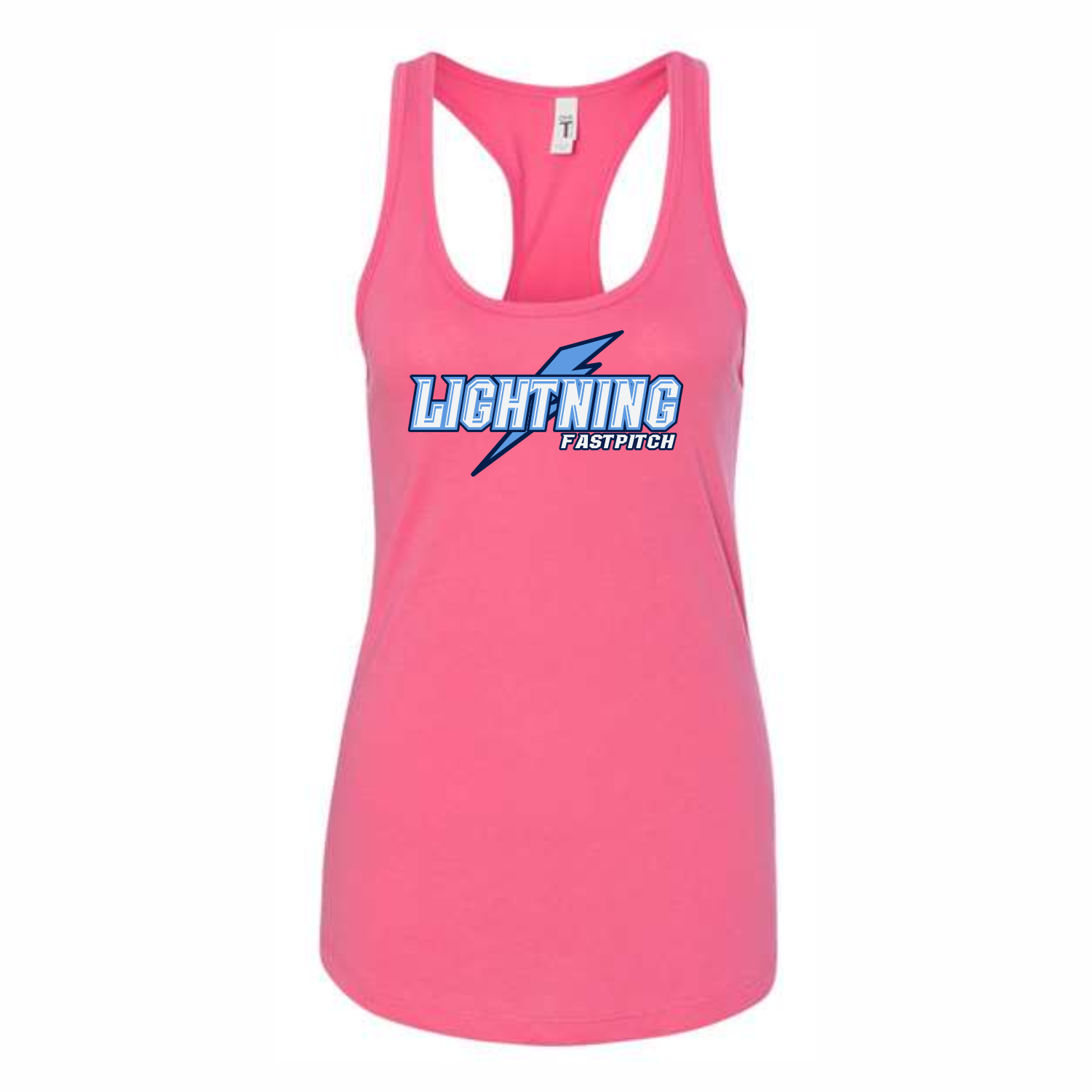 LIGHTNING FASTPITCH - LADIES TANK - HOT PINK