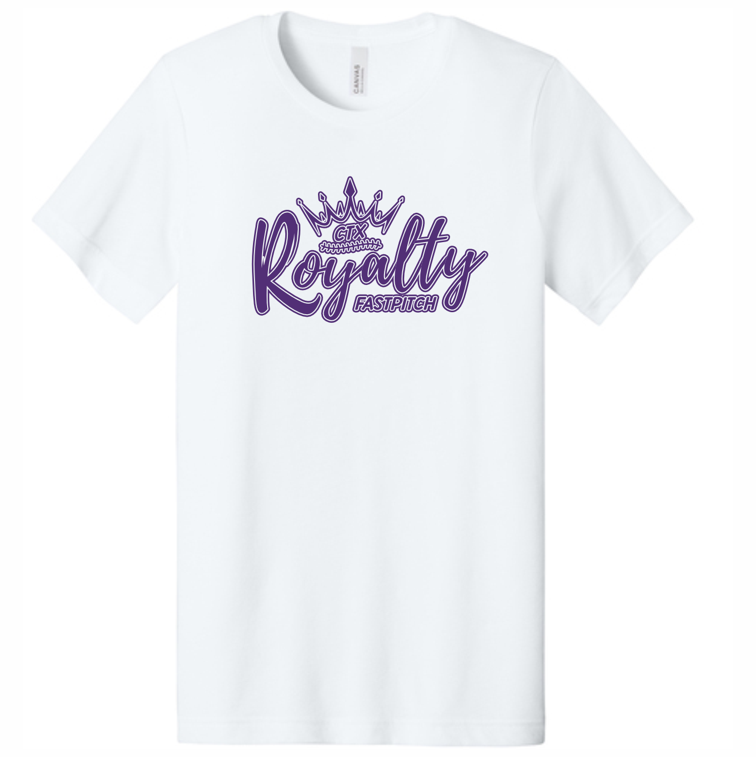 CTX ROYALTY - SHORT SLEEVE T-SHIRT - SOLID WHITE