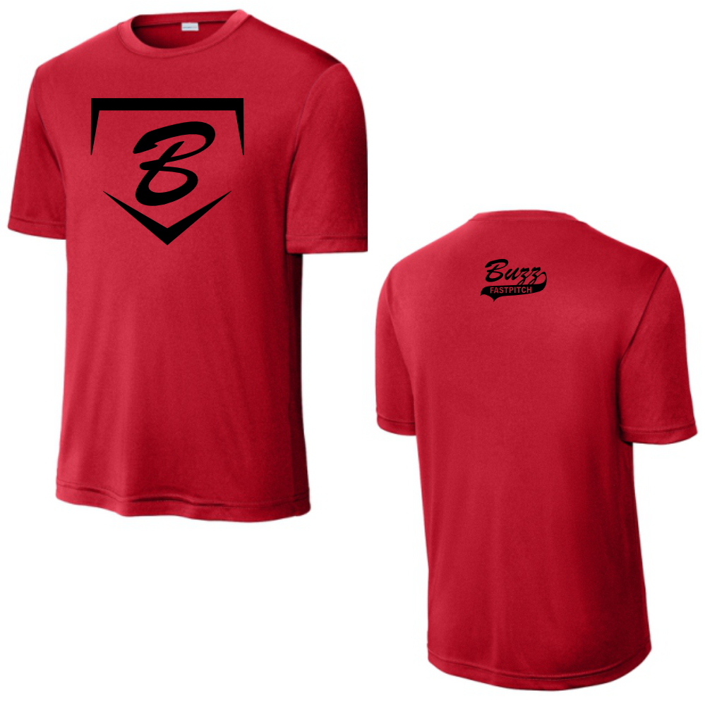 BUZZ FASTPITCH - DRI-FIT TEE - RED (B3)