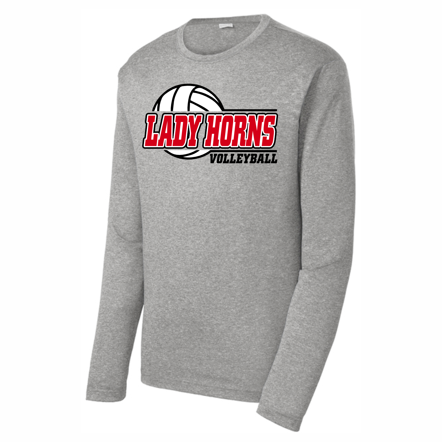 AXTELL VOLLEYBALL - LADY HORNS - DRI-FIT - LONG SLEEVE TEE