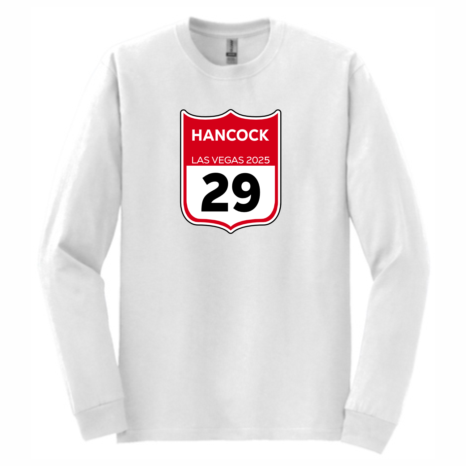 HANCOCK LAS VEGAS 2025 - LONG SLEEVE TEE - WHITE