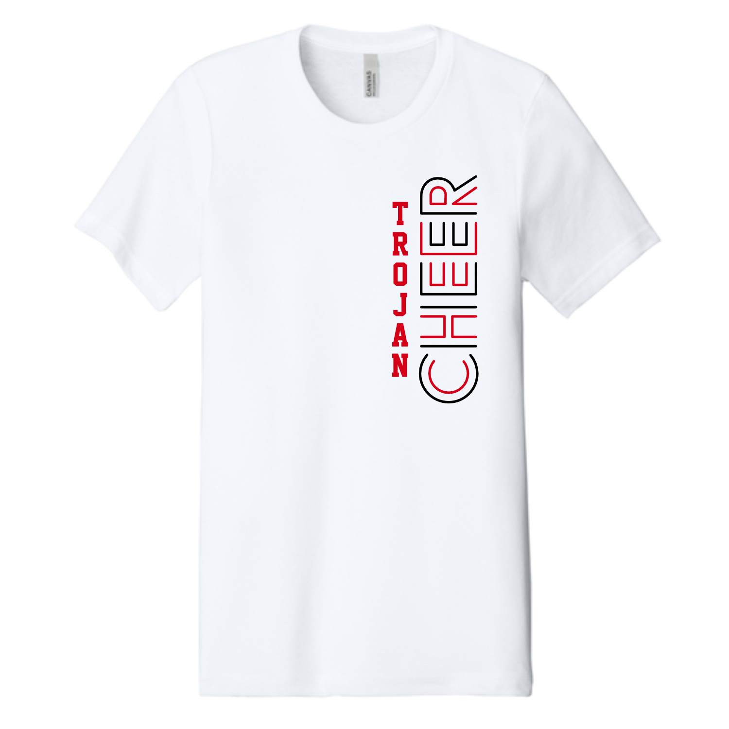 WEST BOOSTER CLUB - 3 - TROJAN CHEER - SOFT COTTON TEE
