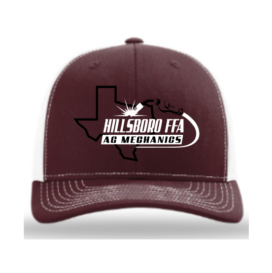 HILLSBORO AG MECHANICS - RICHARDSON 112 - MAROON/WHITE