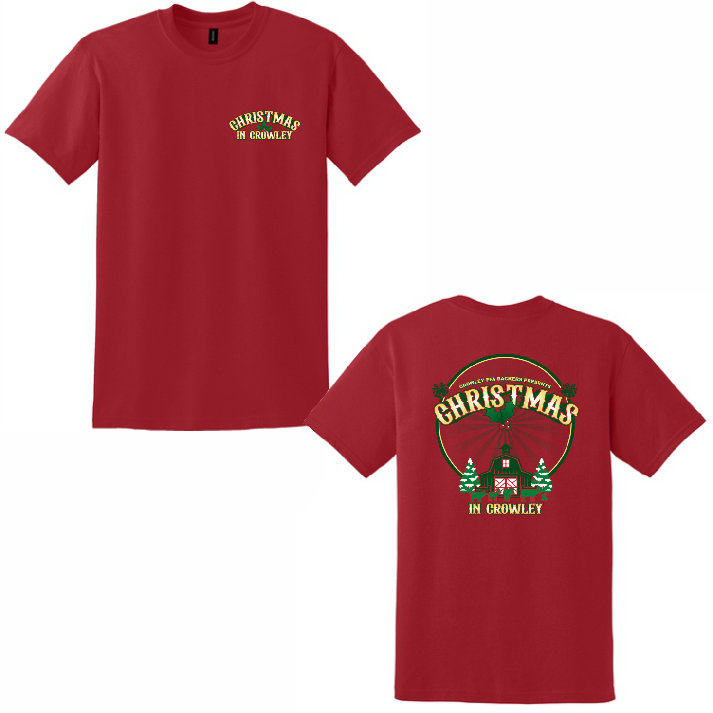 CHRISTMAS IN CROWLEY - SHORT SLEEVE T-SHIRT